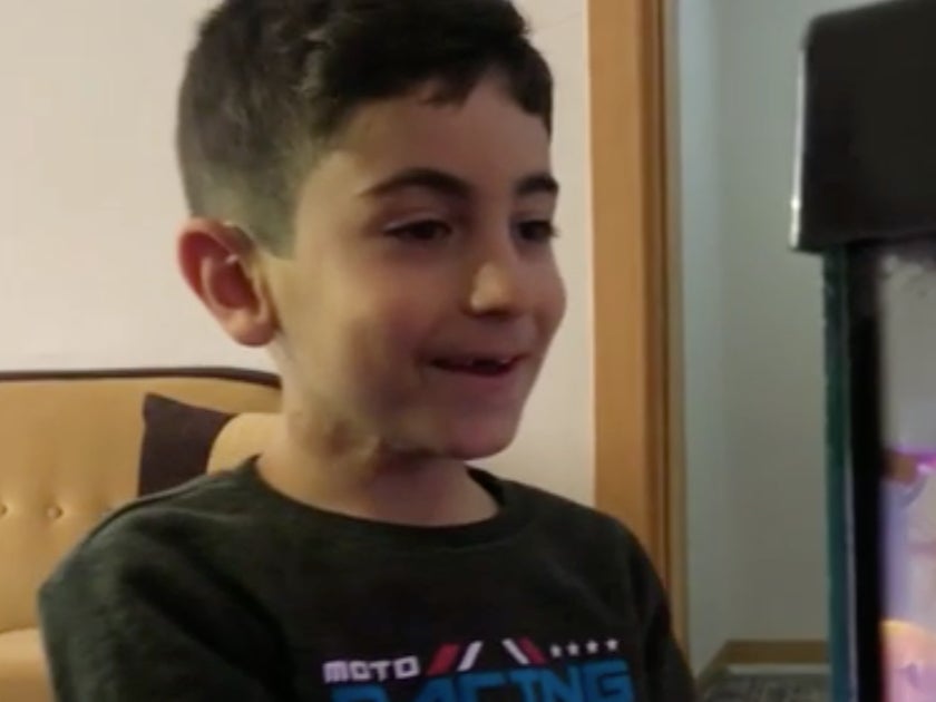 Yousef is now seven-years-old and enjoys school, drawing and playing with his two younger siblings