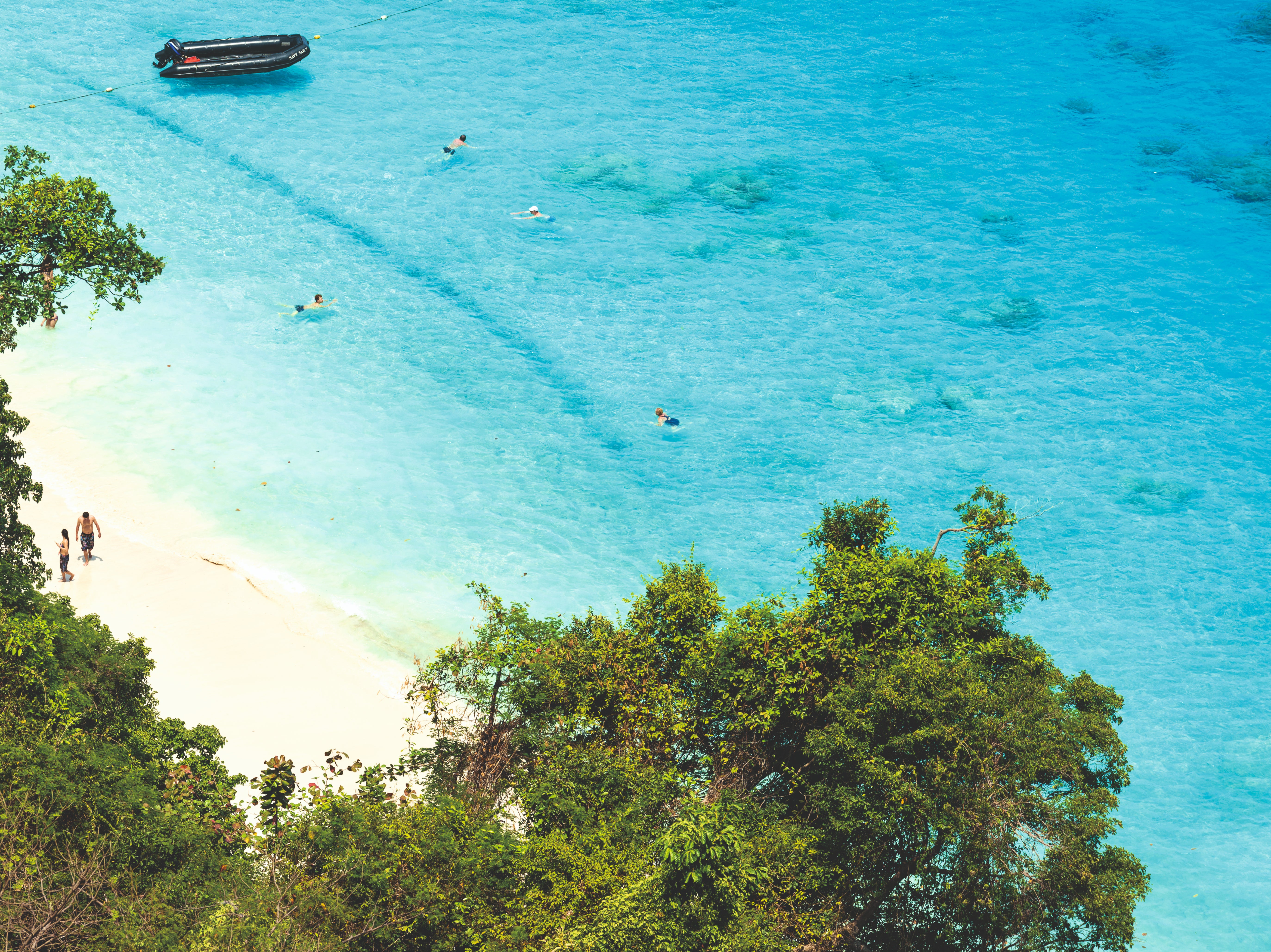 Welcome sight: a beach in Phuket