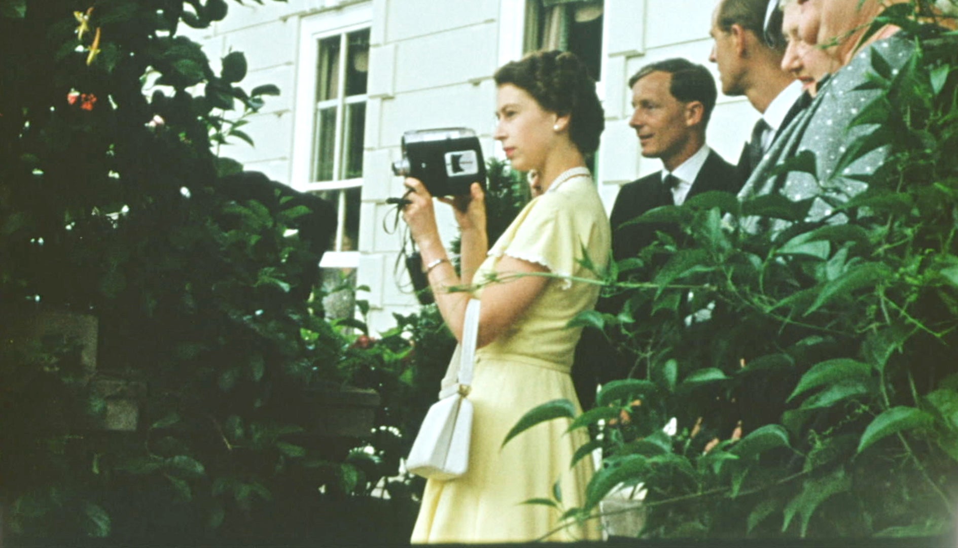 The Queen in New Zealand on Christmas Day 1953