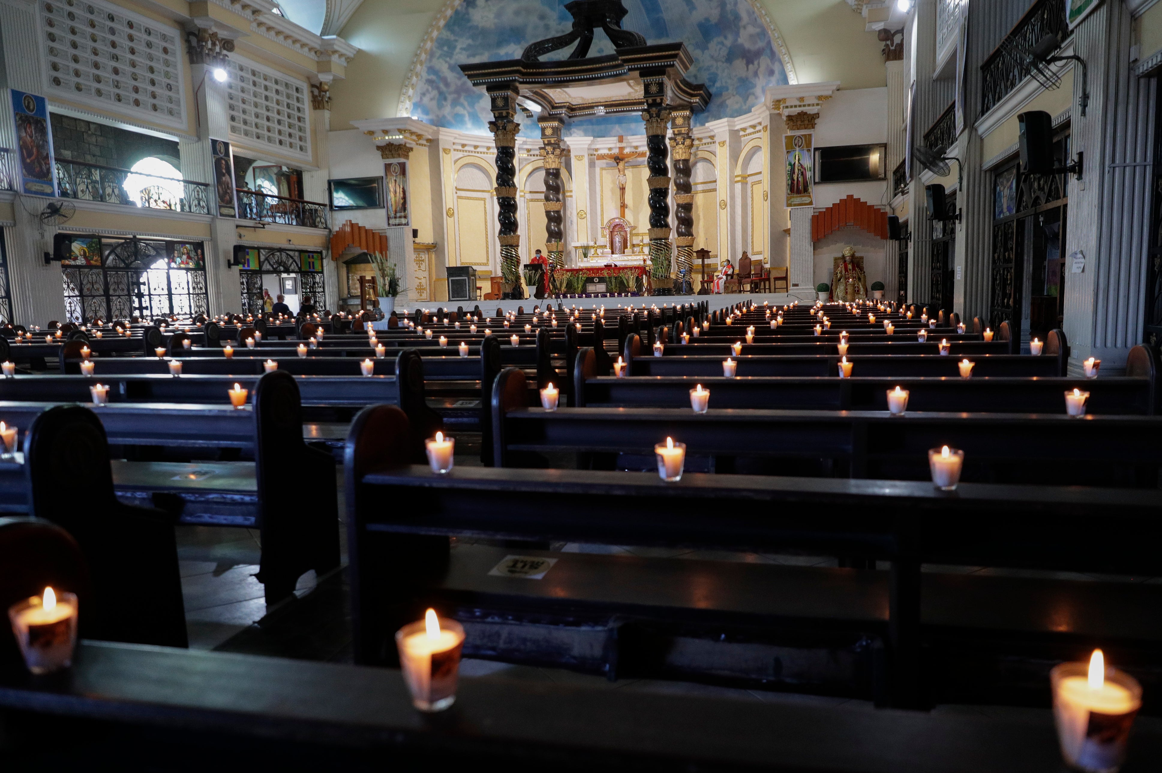 Virus Outbreak Philippines Holy Week