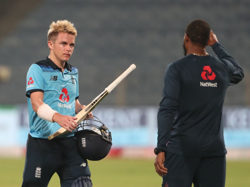 Sam Curran reacts to England’s defeat