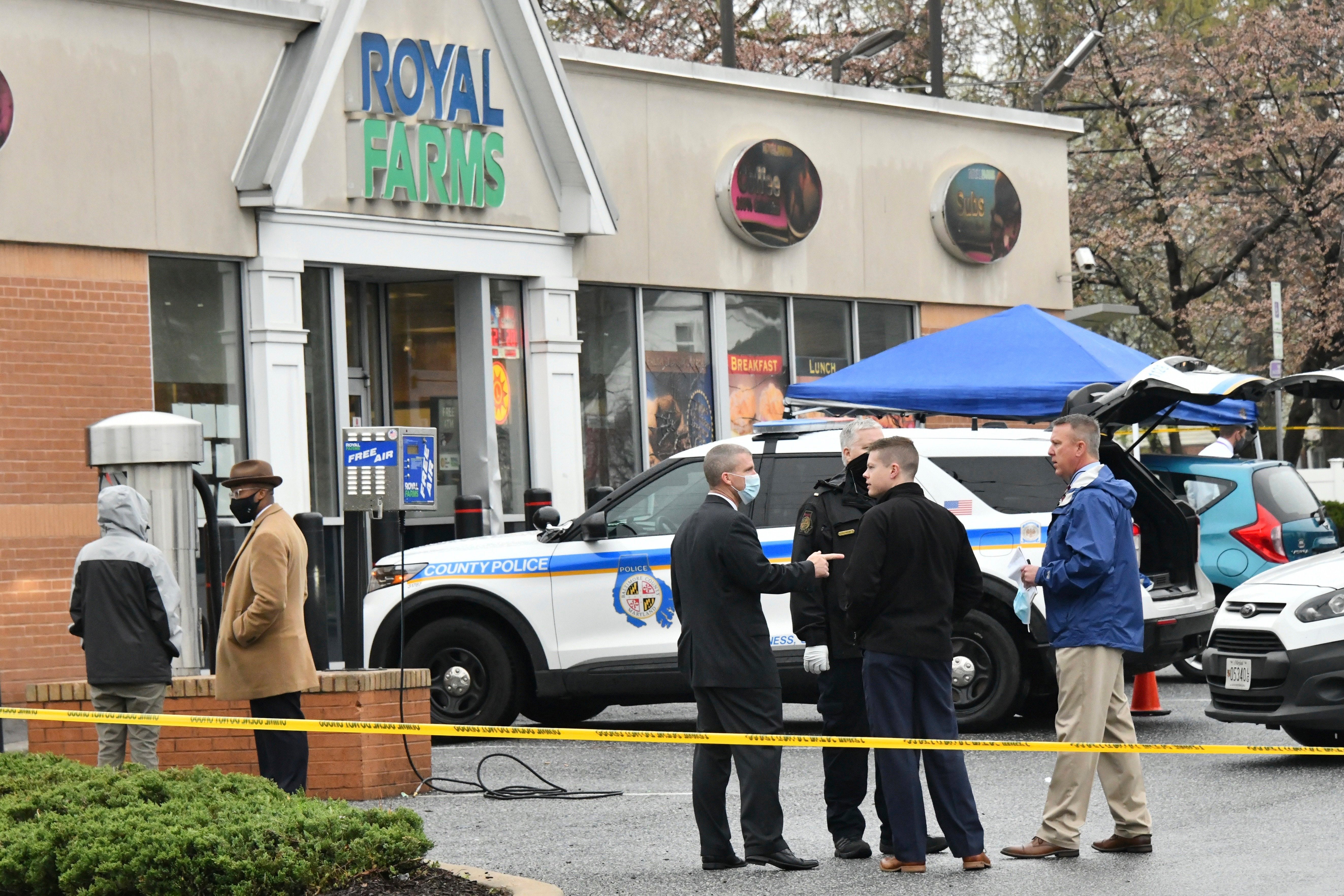 APTOPIX Convenience Store Shooting