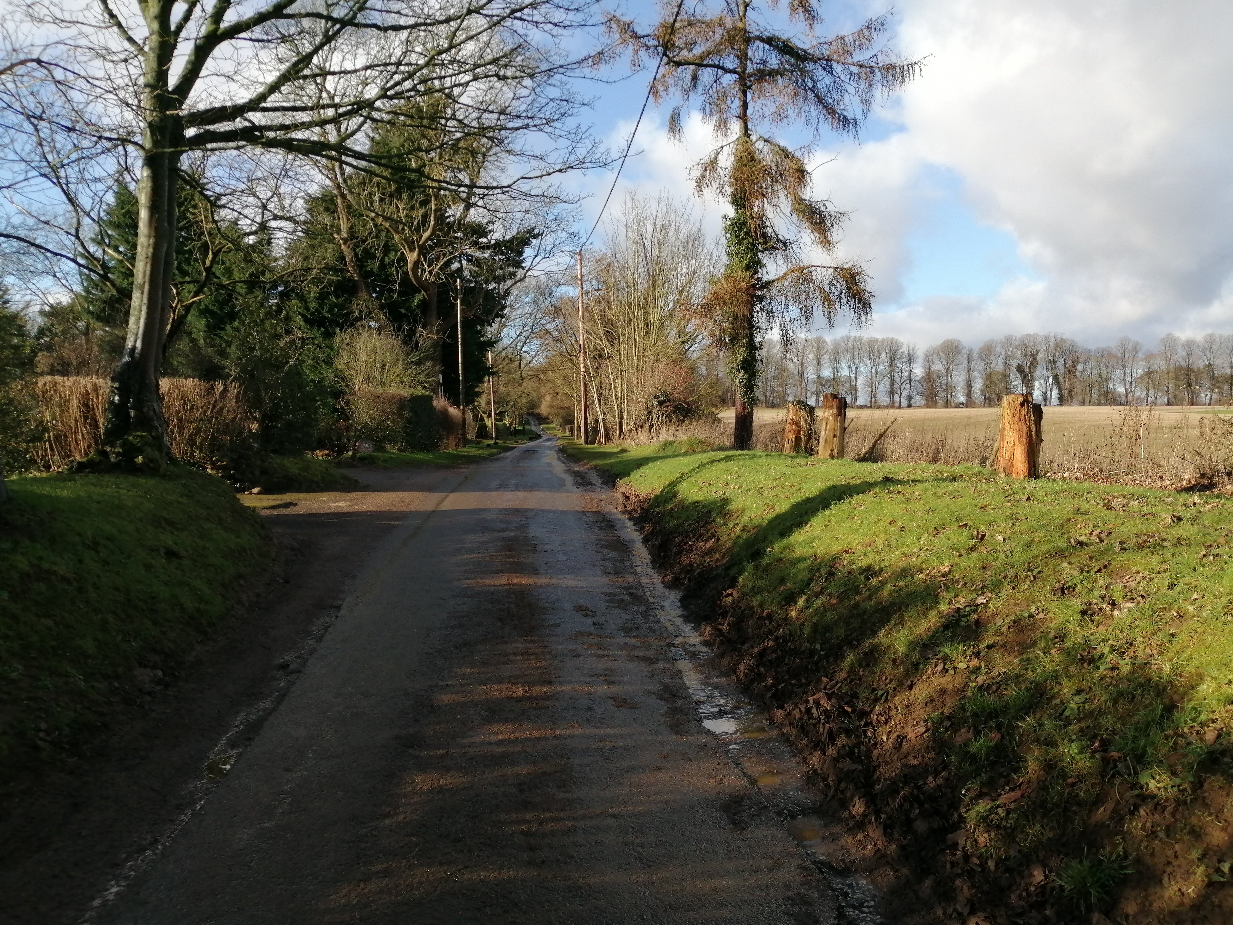 The road towards Wheatley is generally not used by cars