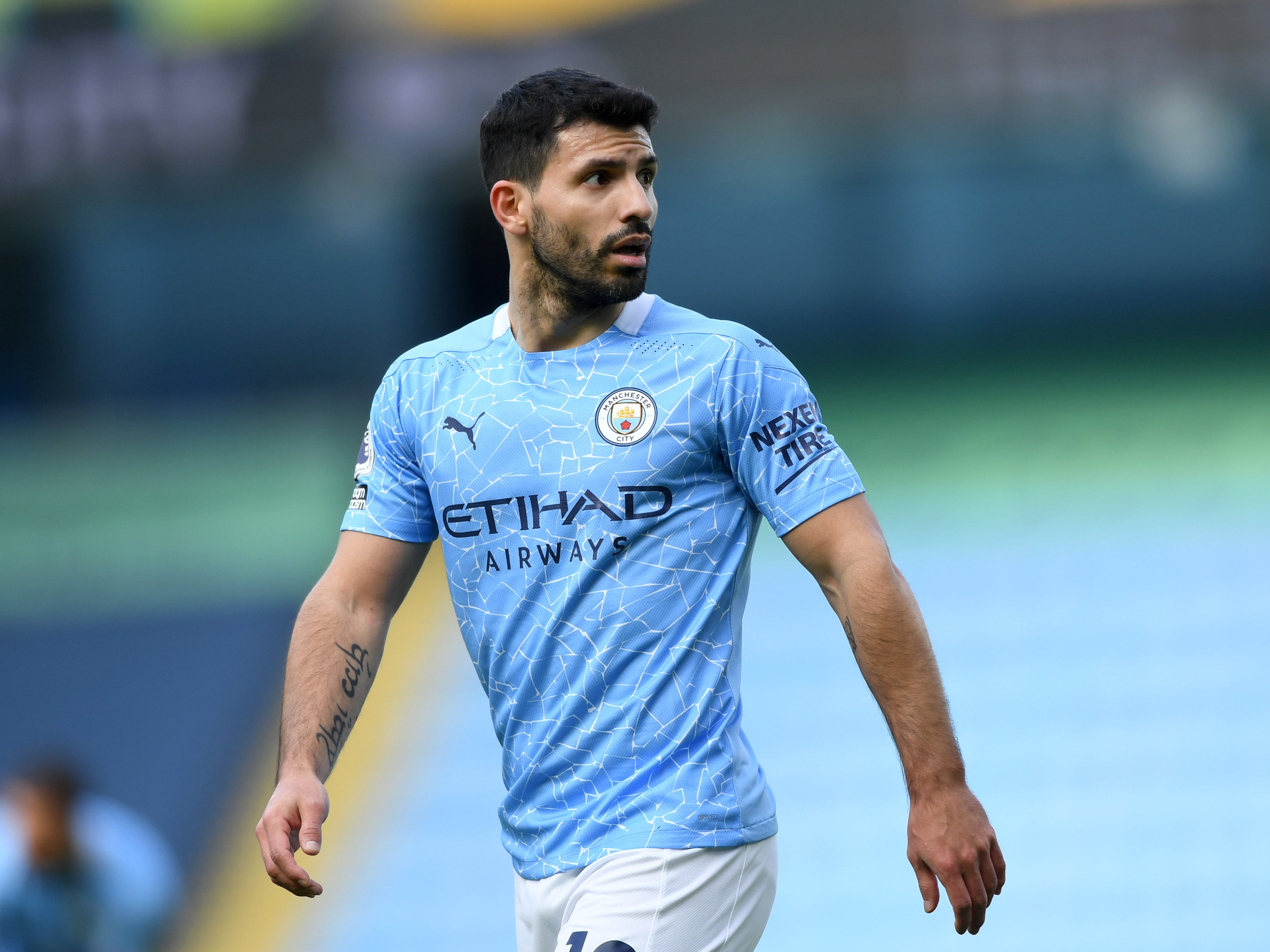 Manchester City’s record goalscorer Sergio Aguero