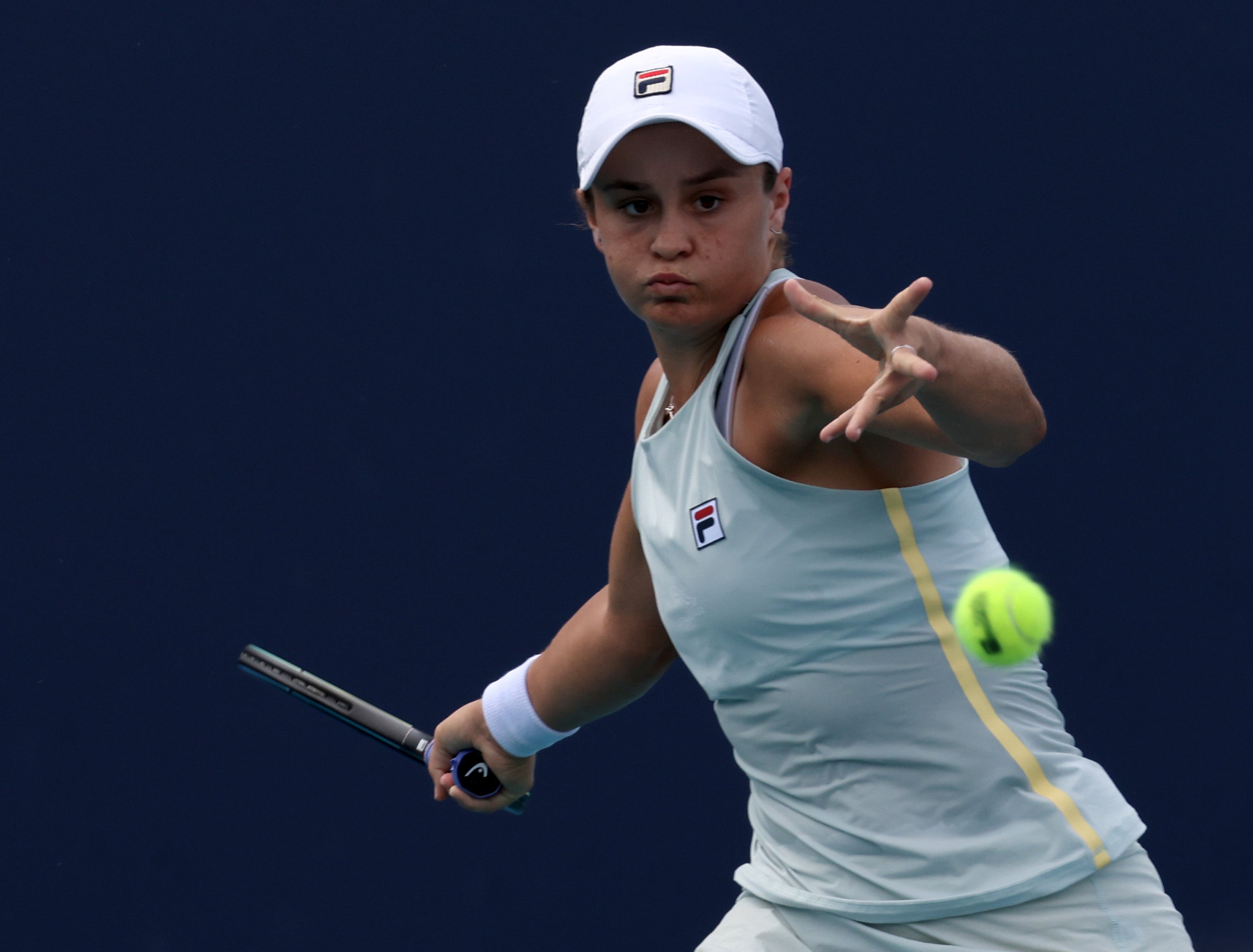 Ashleigh Barty in action