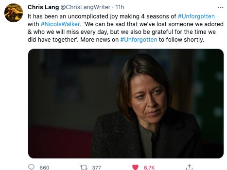 ‘Unforgotten creator Chris Lang teases series five