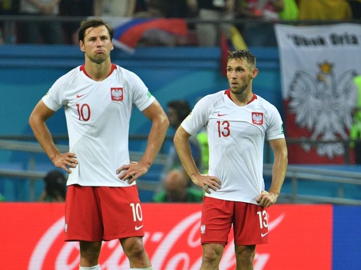 Grzegorz Krychowiak (left) has tested positive for coronavirus