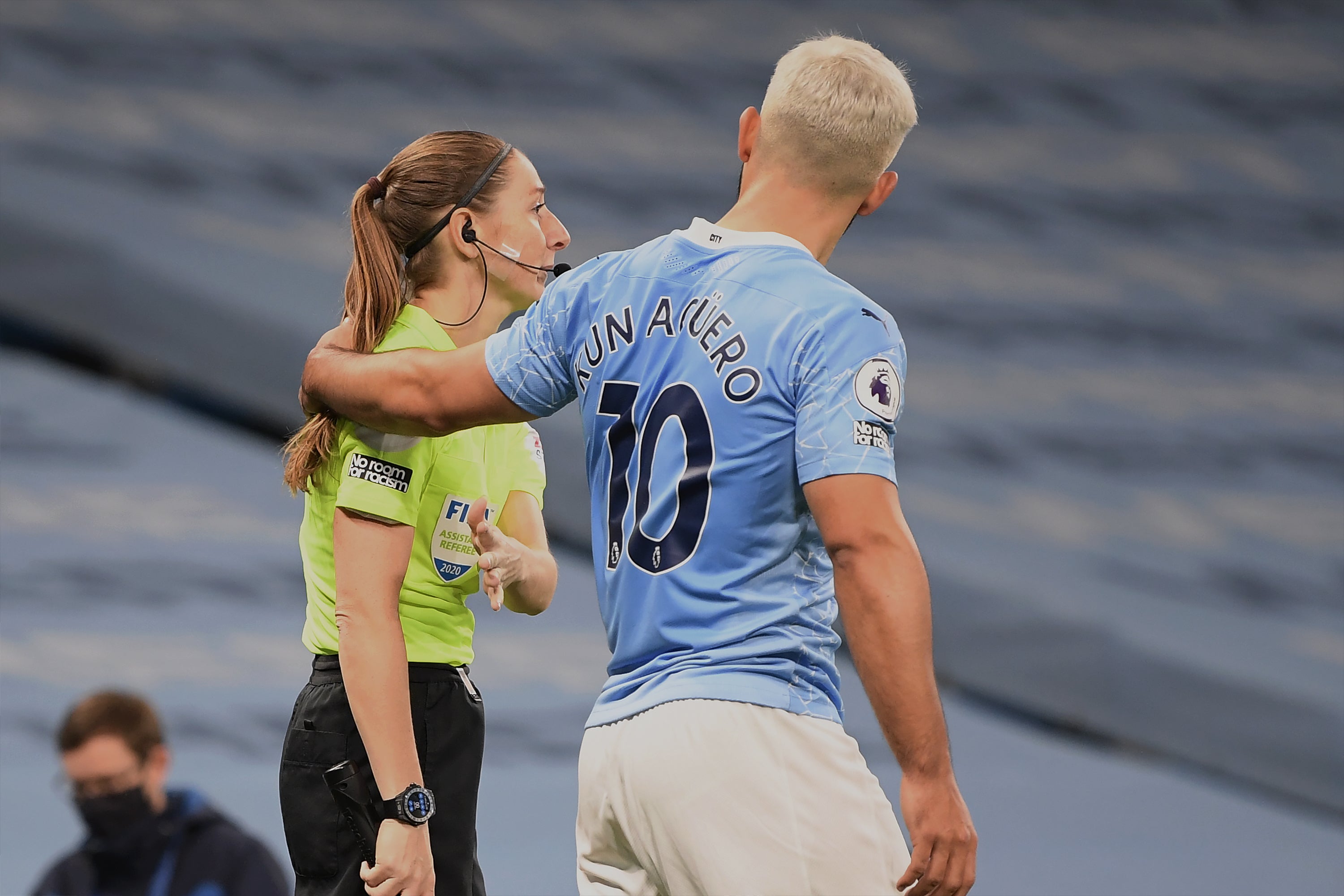 Sergio Aguero was criticised for the incident earlier this season