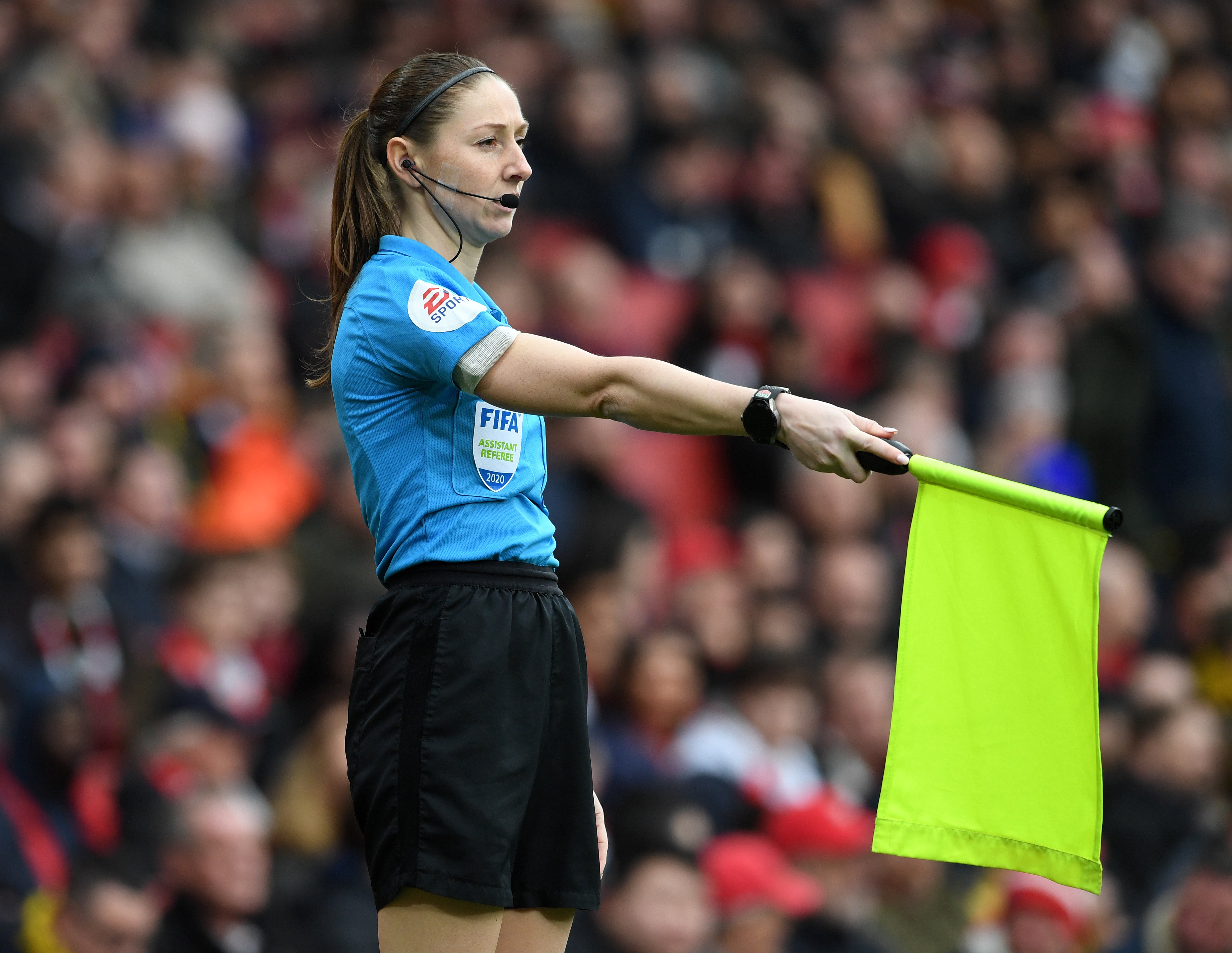 Premier League assistant referee Sian Massey-Ellis