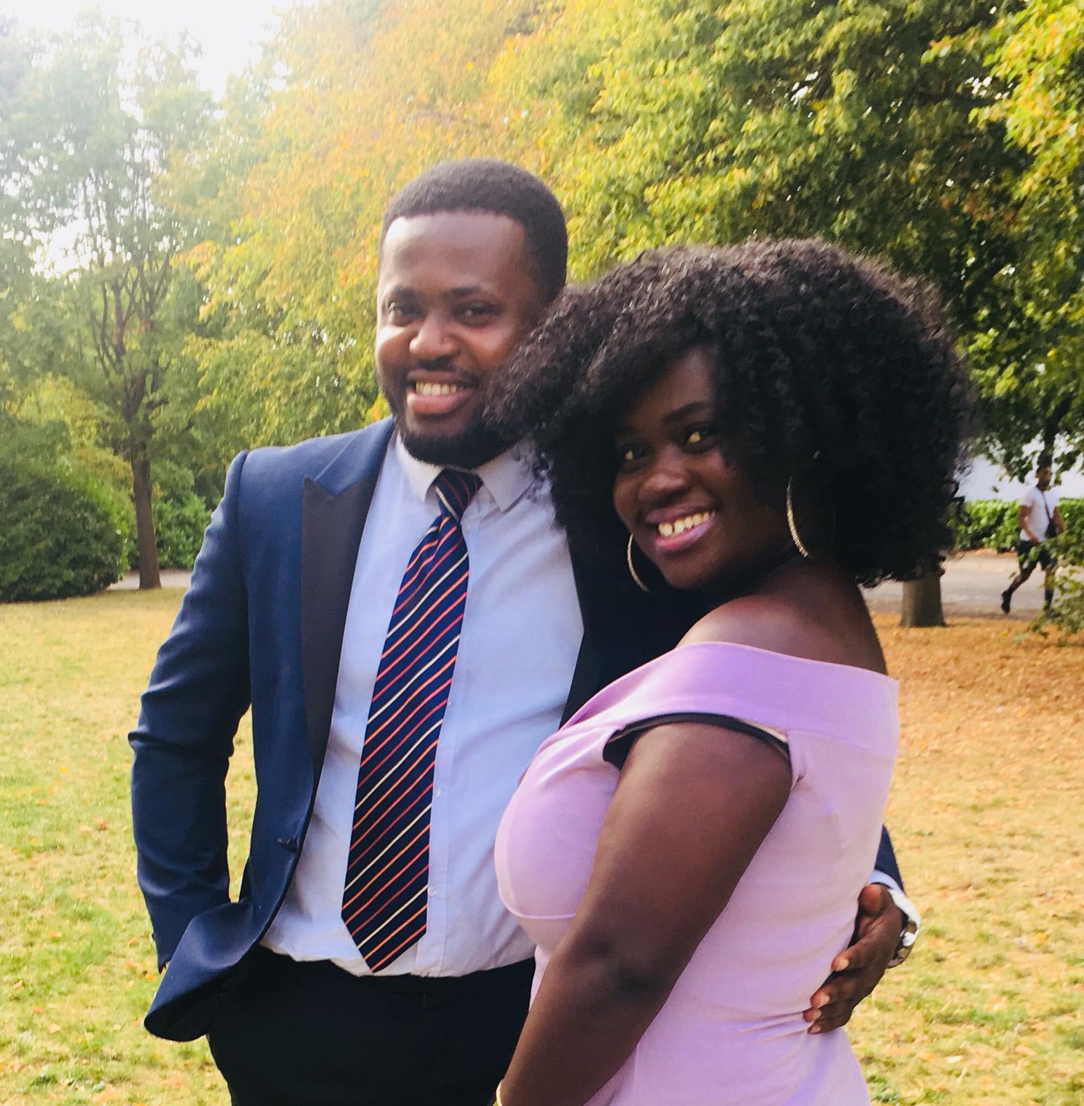 Mary Agyapong with her husband Ernest Boateng