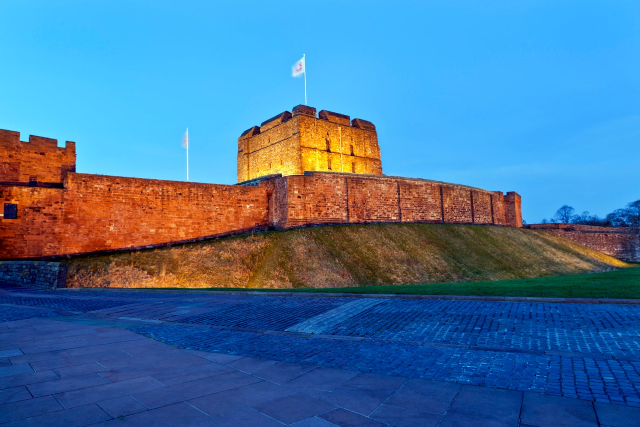 Carlisle Castle borders the medieval quarter