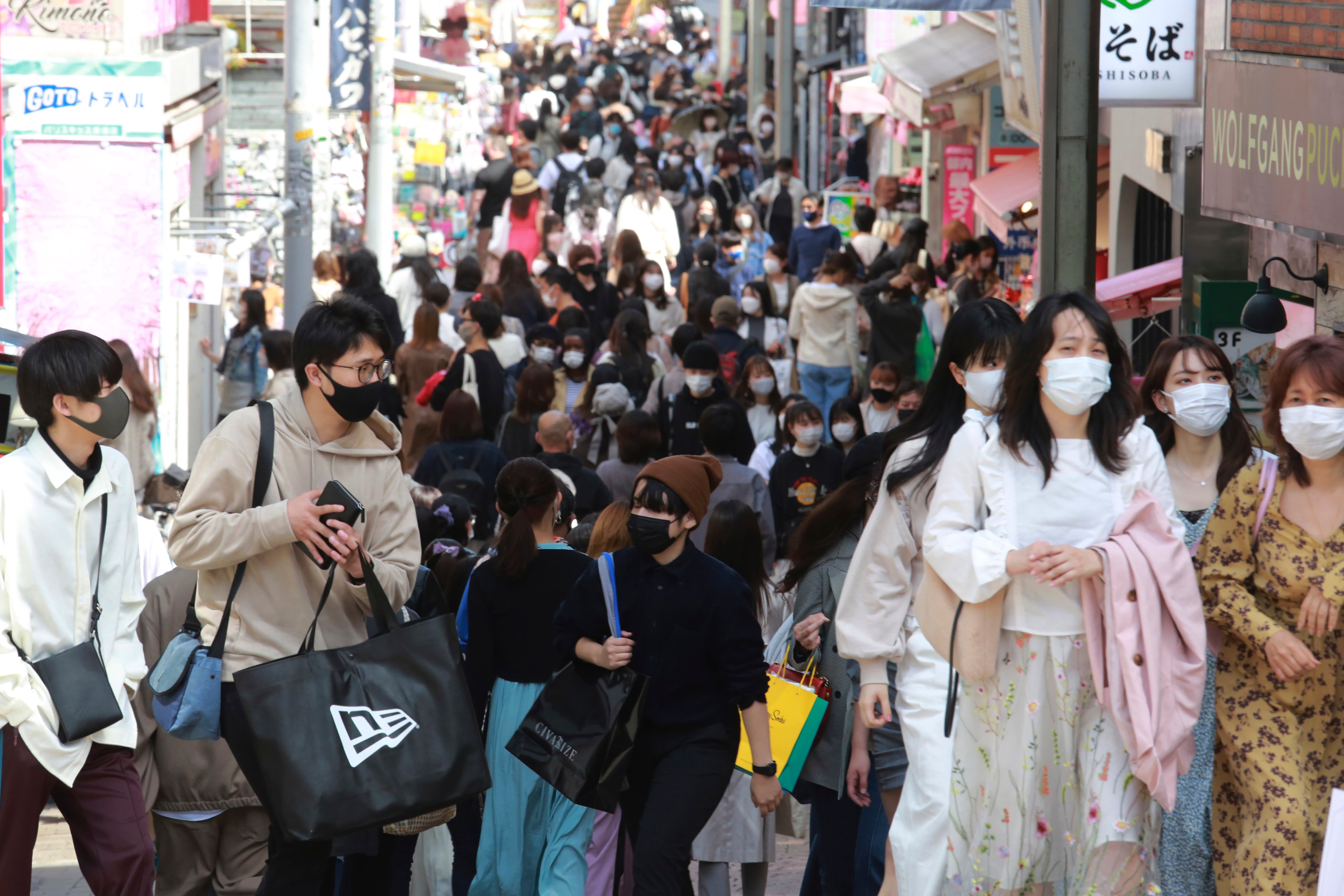 Virus Outbreak Japan Daily Life