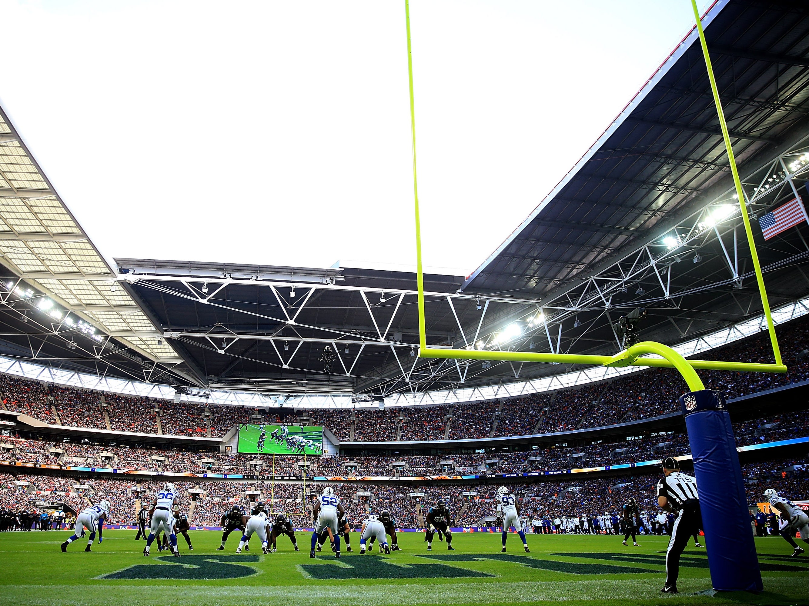 A general view during the NFL International Series match between Indianapolis Colts and Jacksonville Jaguars at Wembley Stadium in 2016