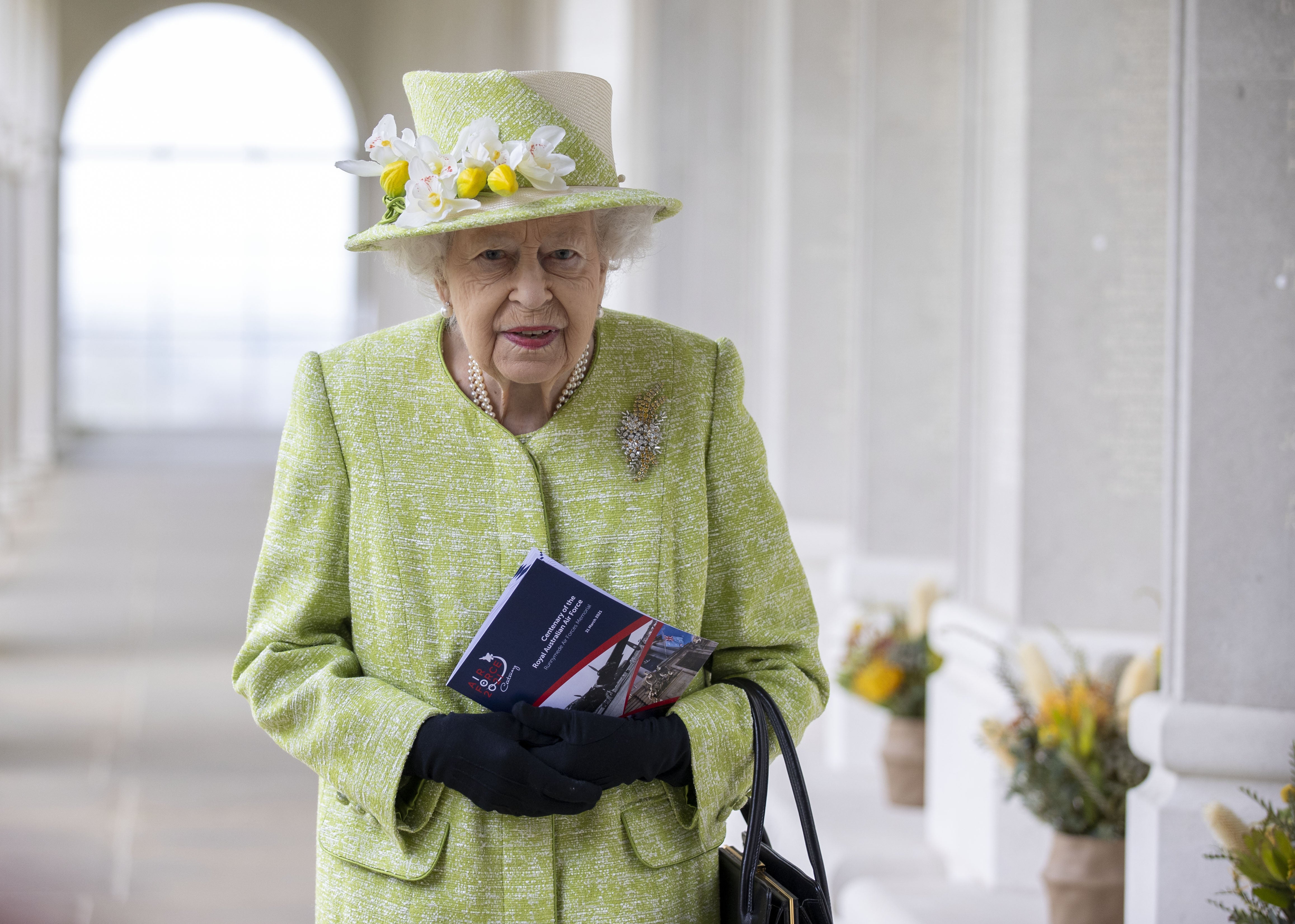 The Queen wore an outfit designed by Angela Kelly