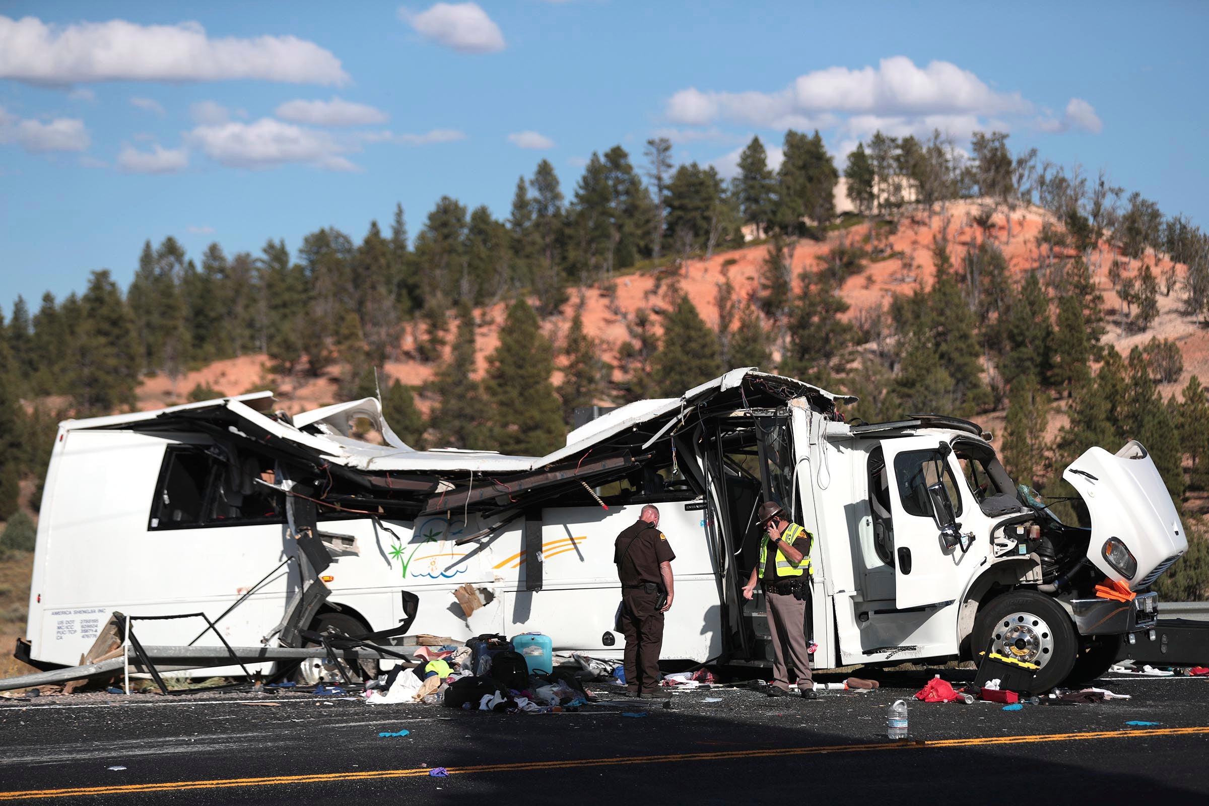 Tour Bus Crash