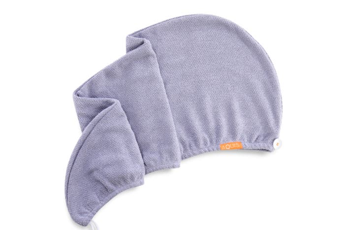 AQUIS lisse luxe hair turban in chevron indybest