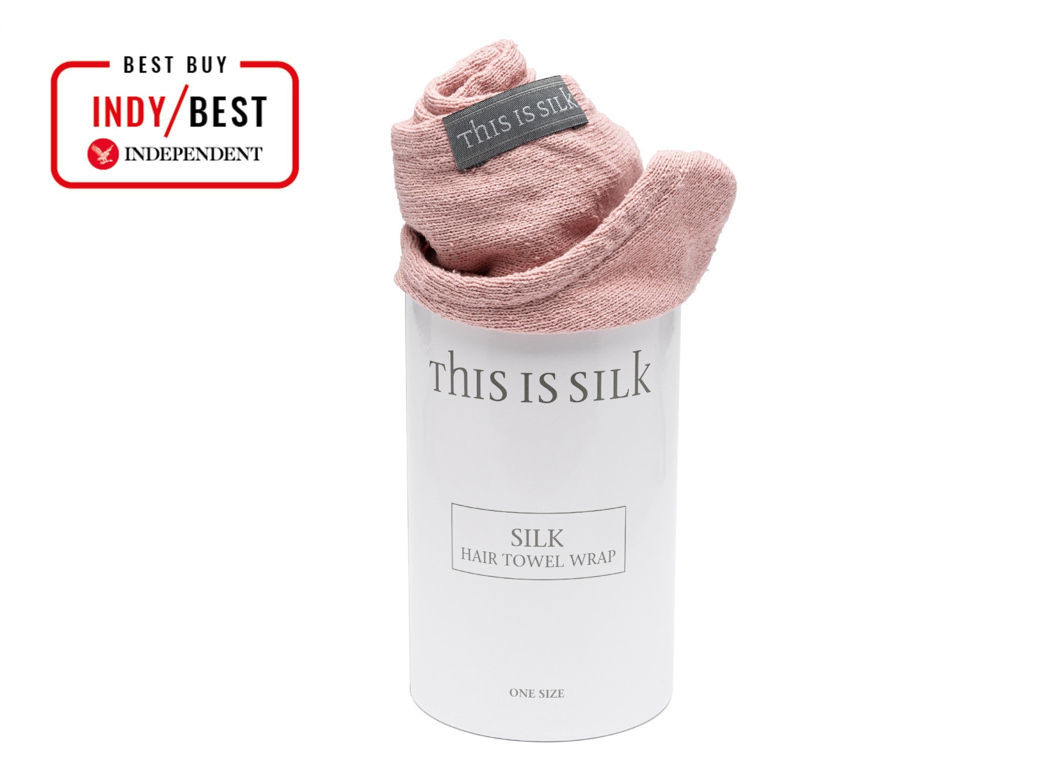 This Is Silk silk hair towel wrap in go lightly pink indybest.jpg