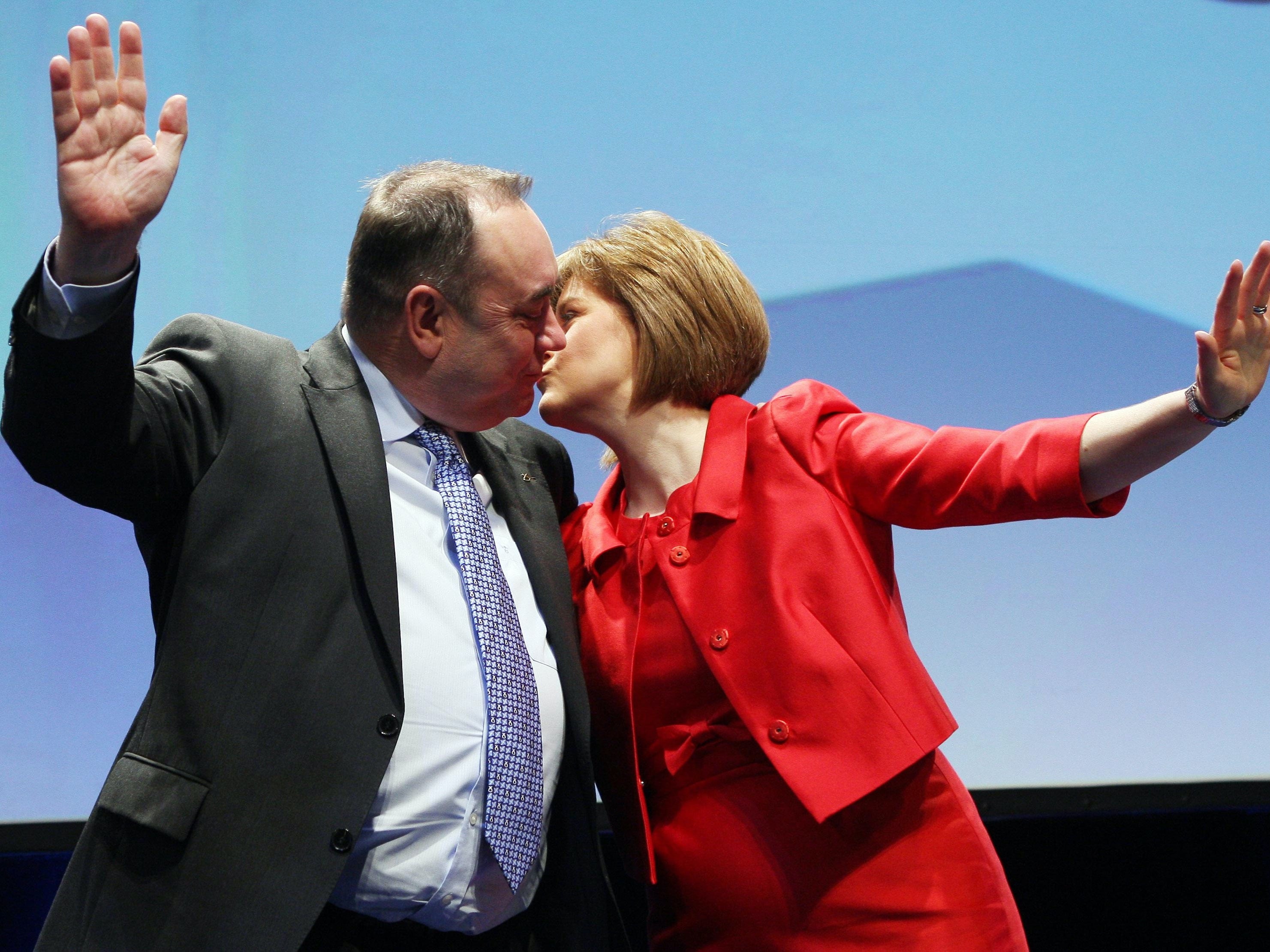 Alex Salmond and Nicola Sturgeon together in 2012