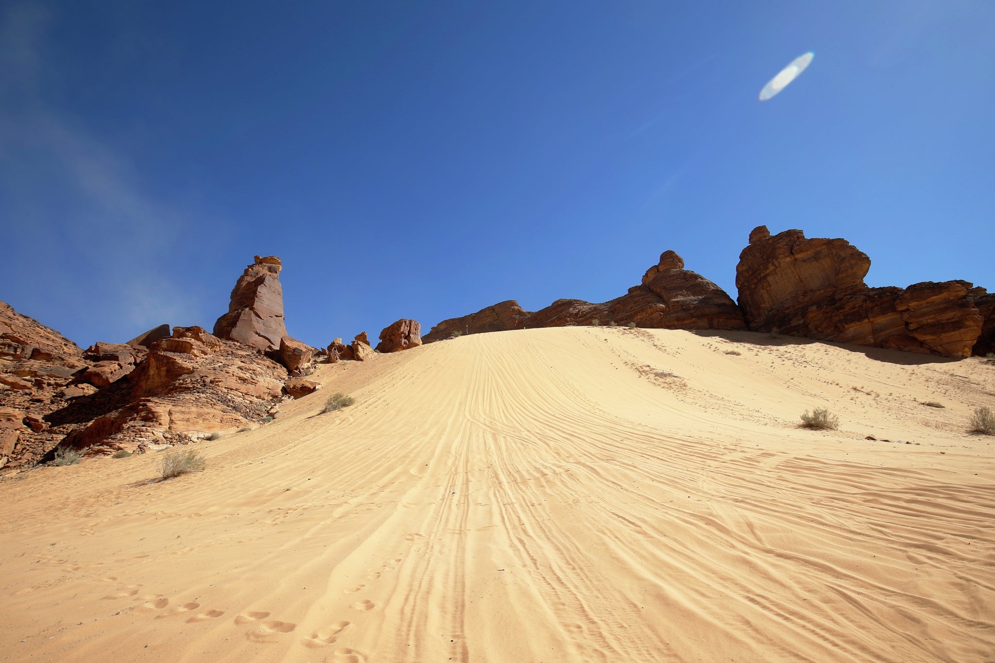 A look at the Desert X Prix track in AlUla