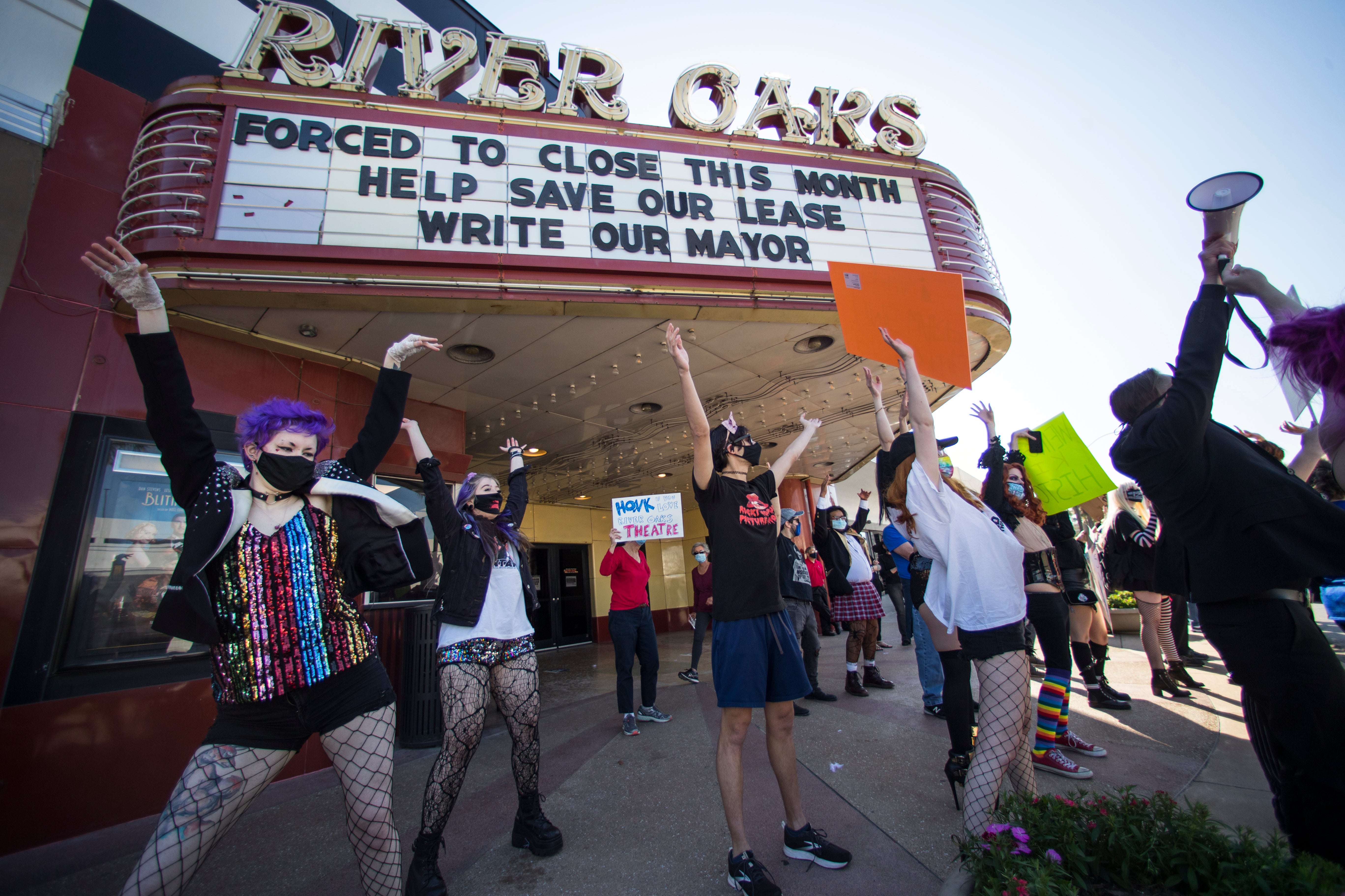 Virus Outbreak Shuttered Houston Theater