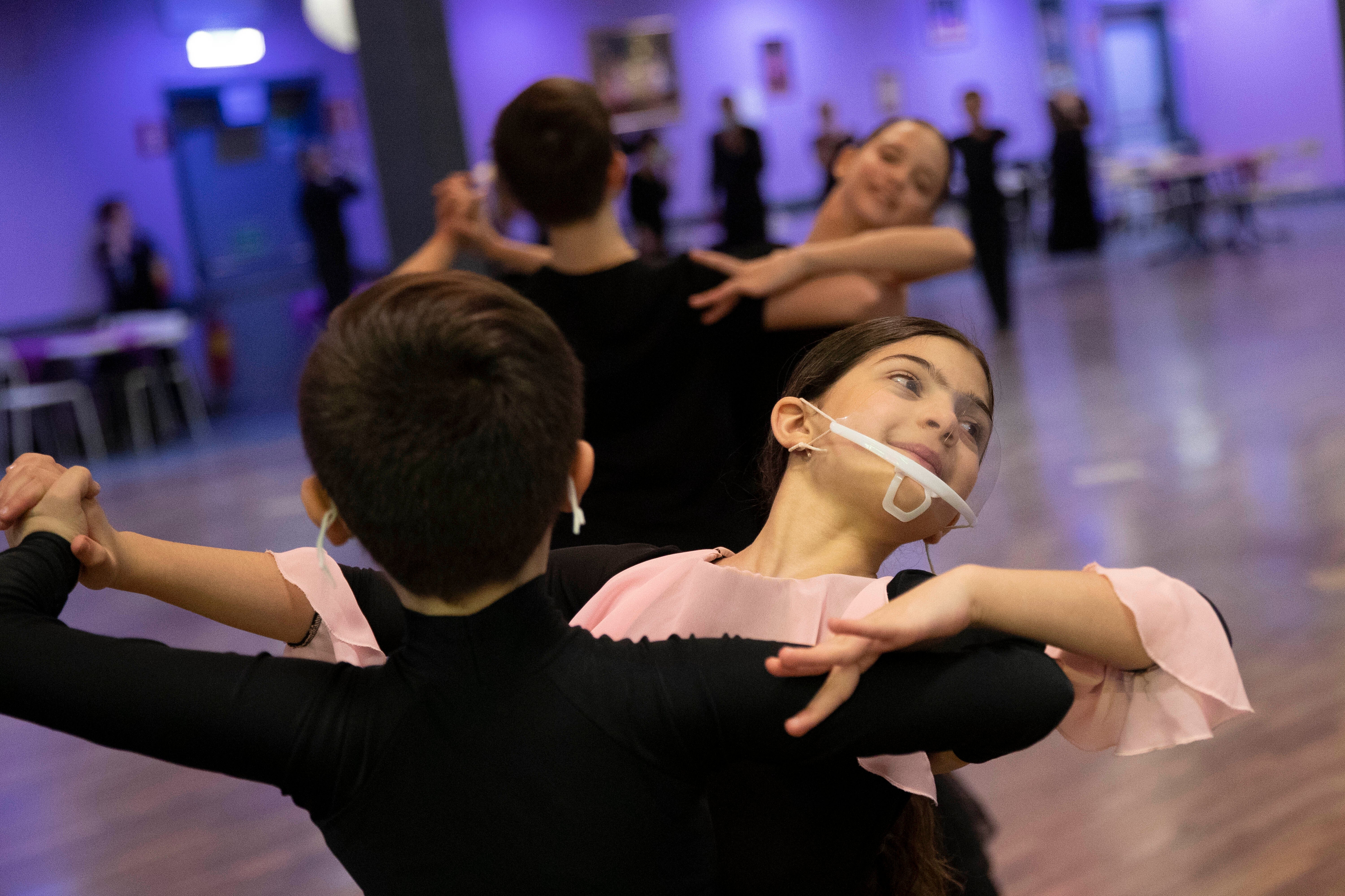 Virus Outbreak Italy Ballroom Dancing Photo Gallery