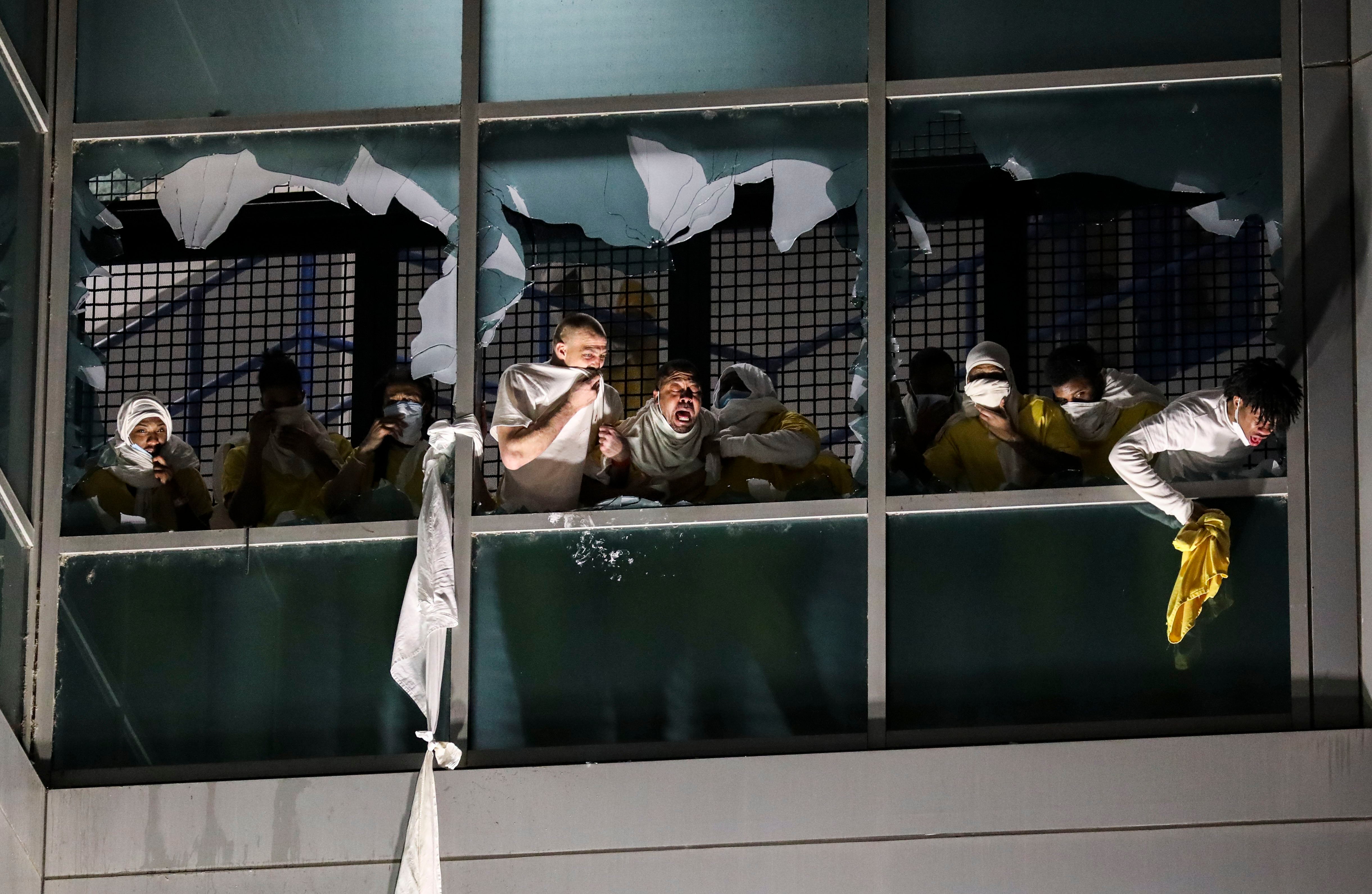 US St. Louis Jail Disturbance