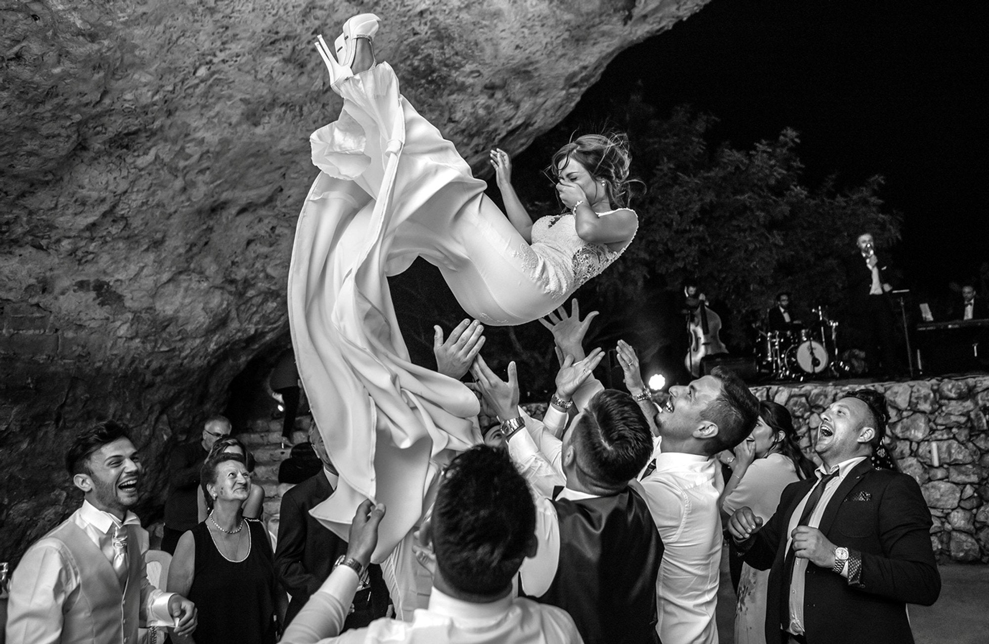 Sicilian photographer Giuseppe Correnti won the Wedding category with a photograph that perfectly captured the joy of a wedding
