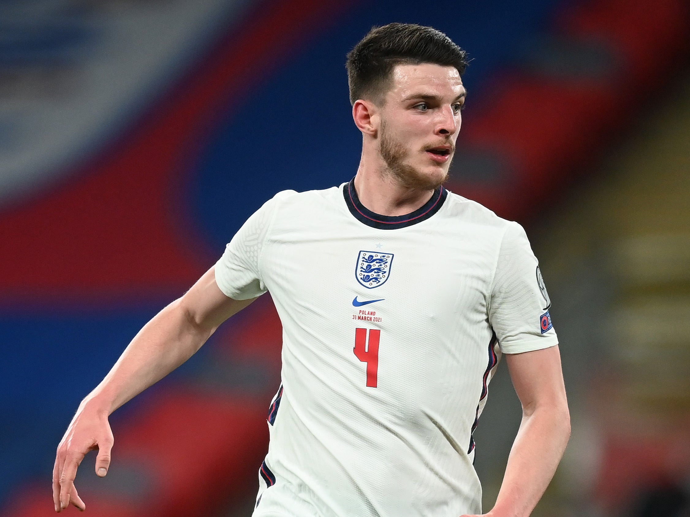 England and West Ham midfielder Declan Rice