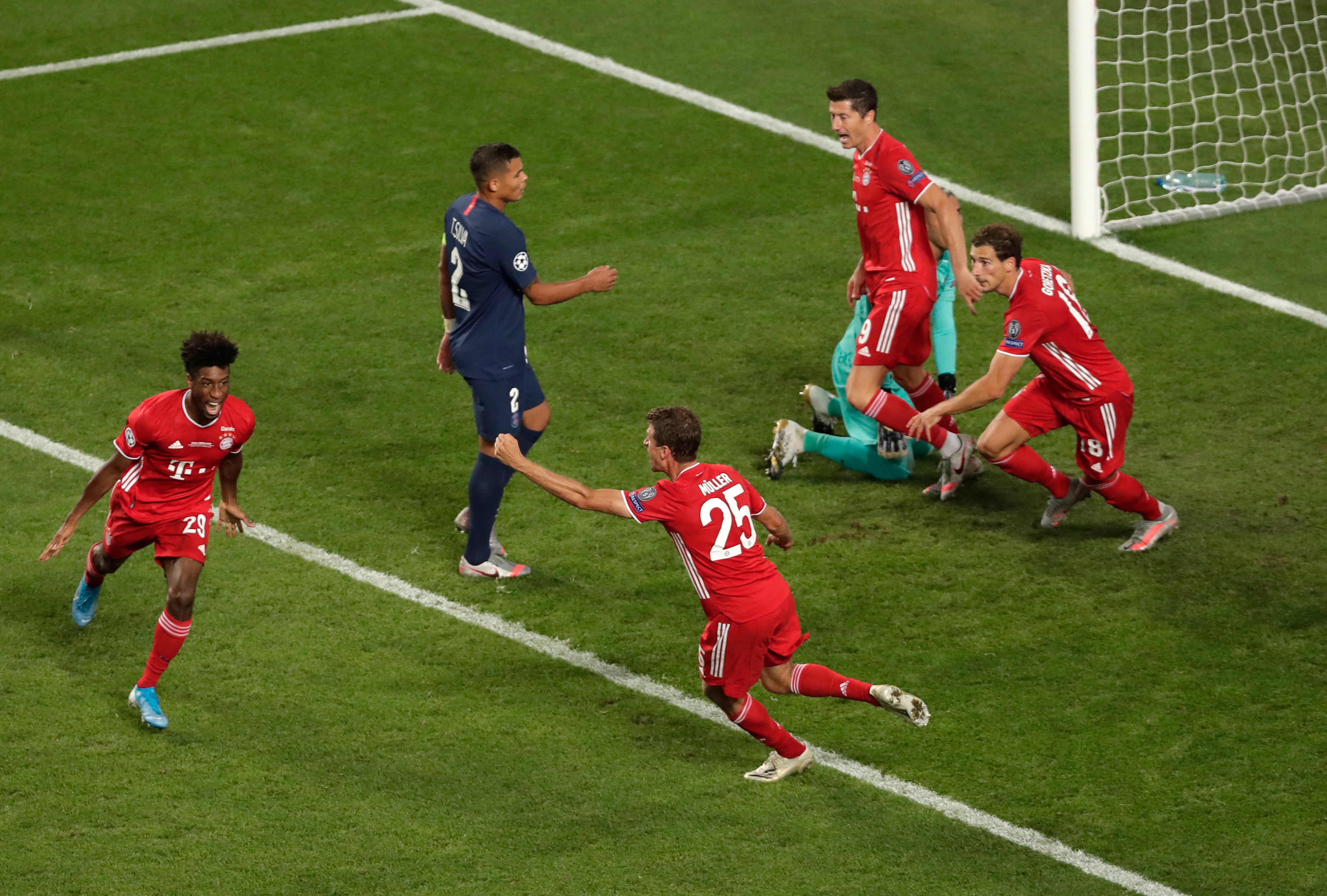 Bayern beat PSG in the 2020 Champions League final thanks to Kingsley Coman’s goal