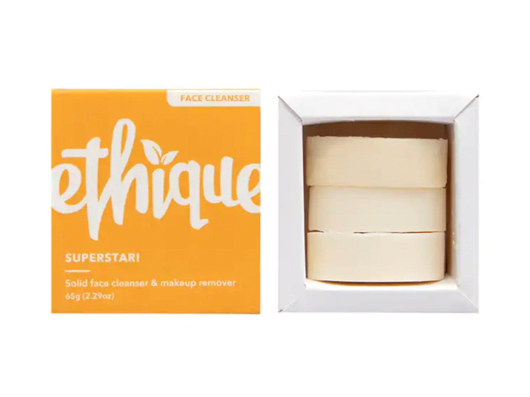 Ethique superstar! cleansing bar and make up remover, 70g indybest