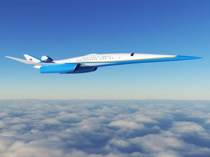 Images revealed of supersonic jet that could be the next Air Force One