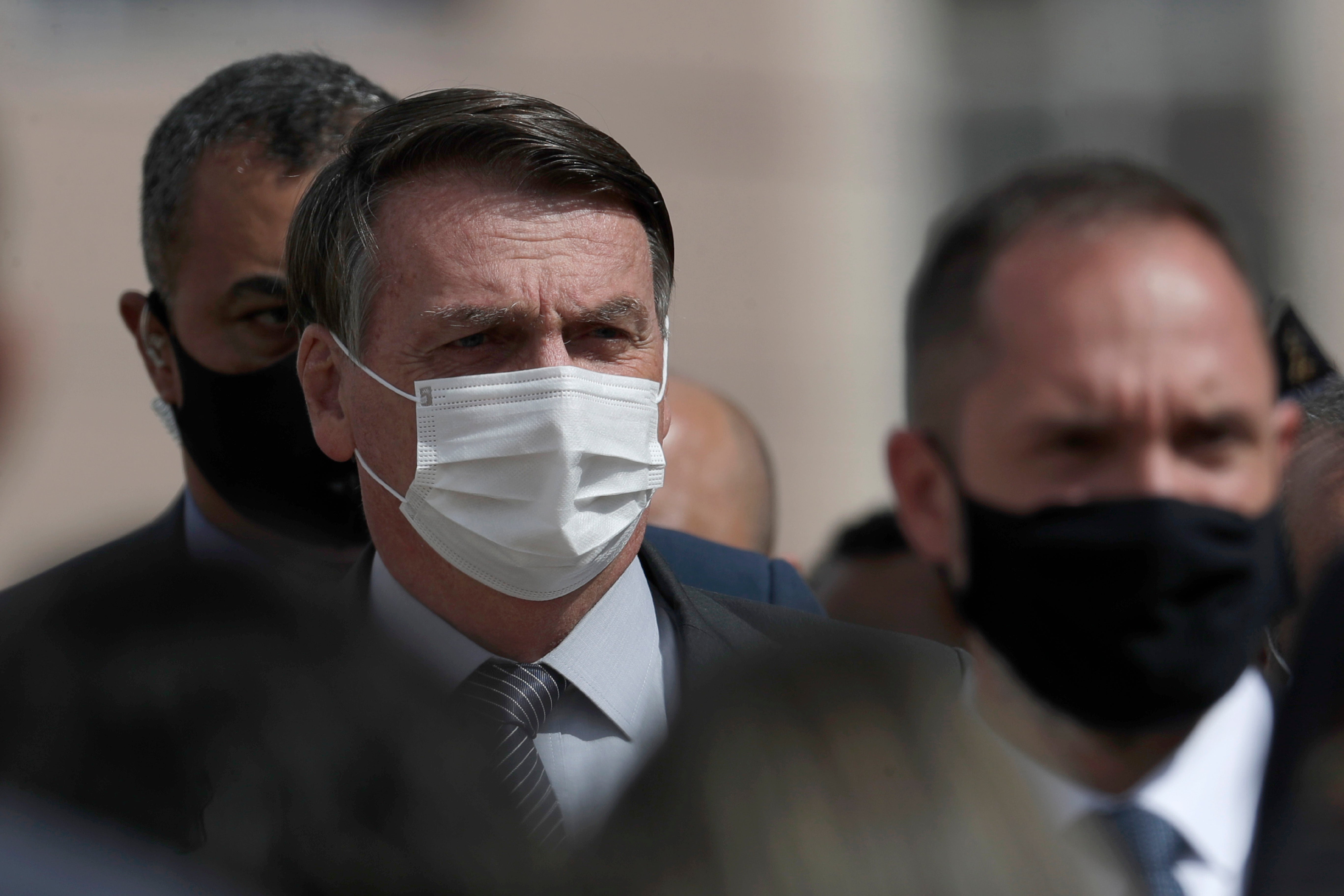 Virus Outbreak Brazil Bolsonaro