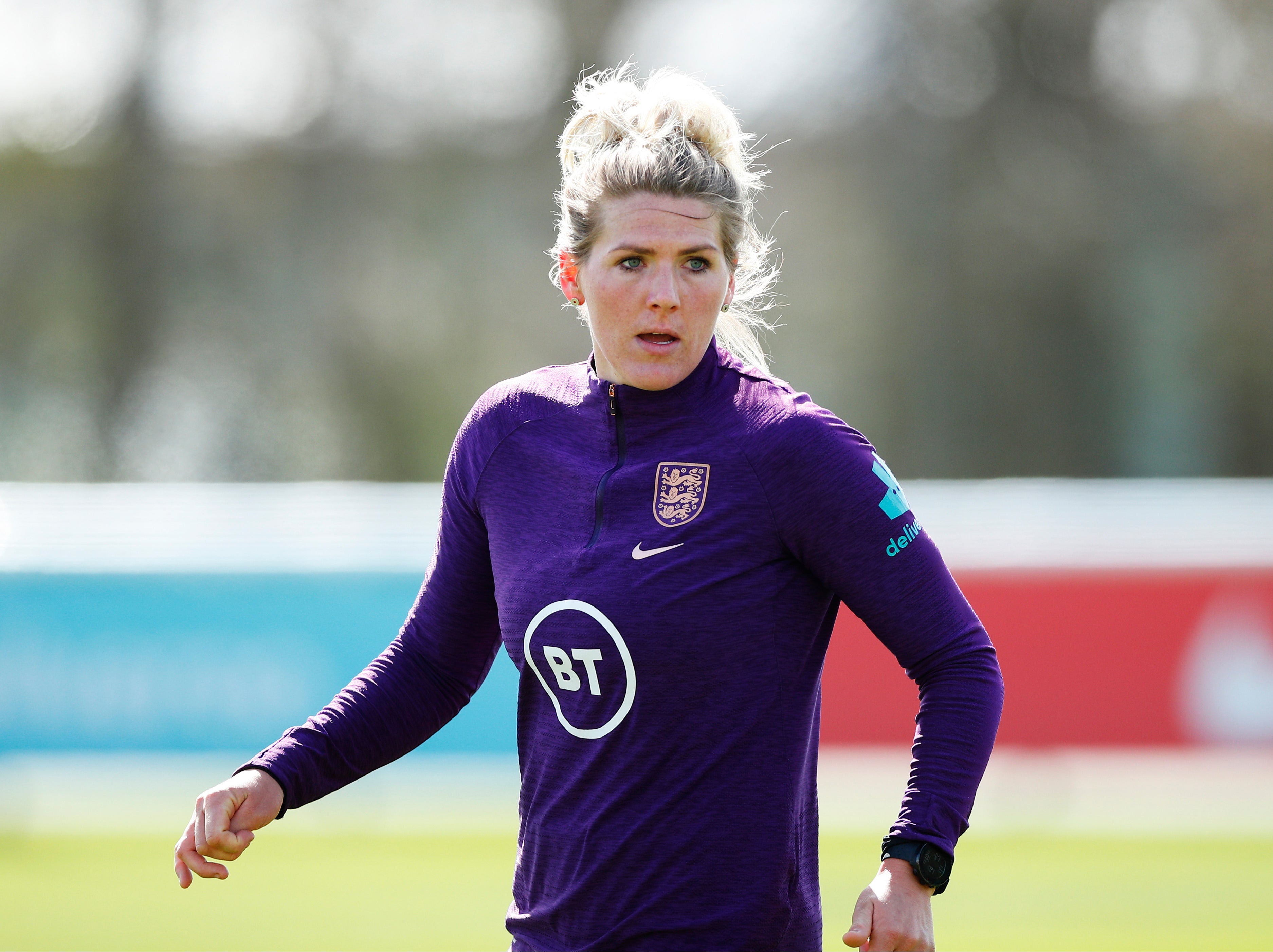 Millie Bright in England training