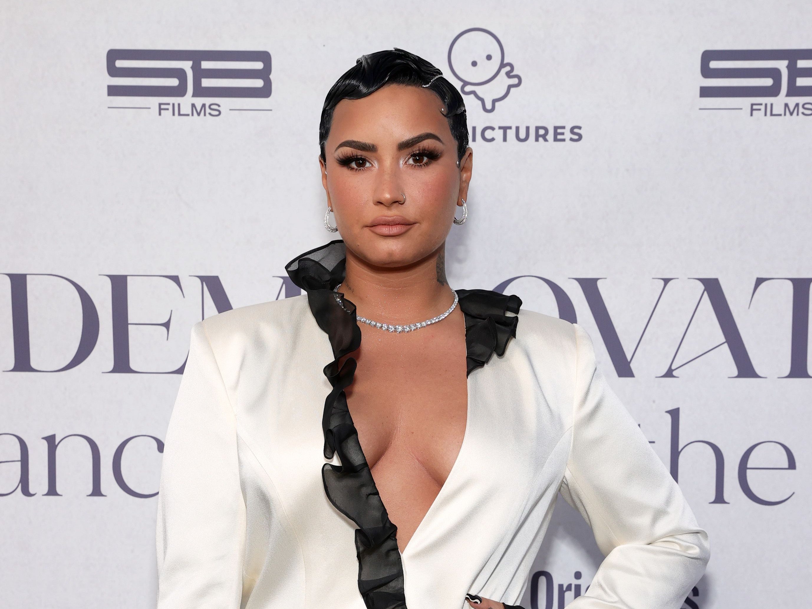 Demi Lovato at the premiere of the documentary ‘Demi Lovato: Dancing With The Devil’ on 22 March 2021 in Beverly Hills, California