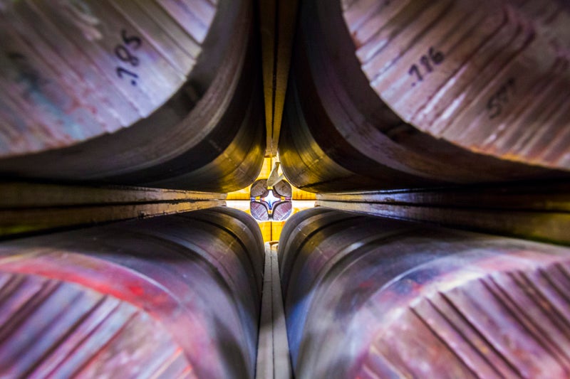 Muon g-2 particle storage ring in the MC-1 Building