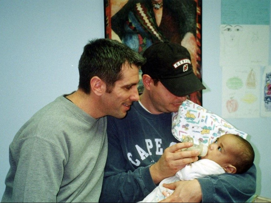 Danny Stewart found an abandoned baby on 14th Street station, in Manhattan on 28 August 2000