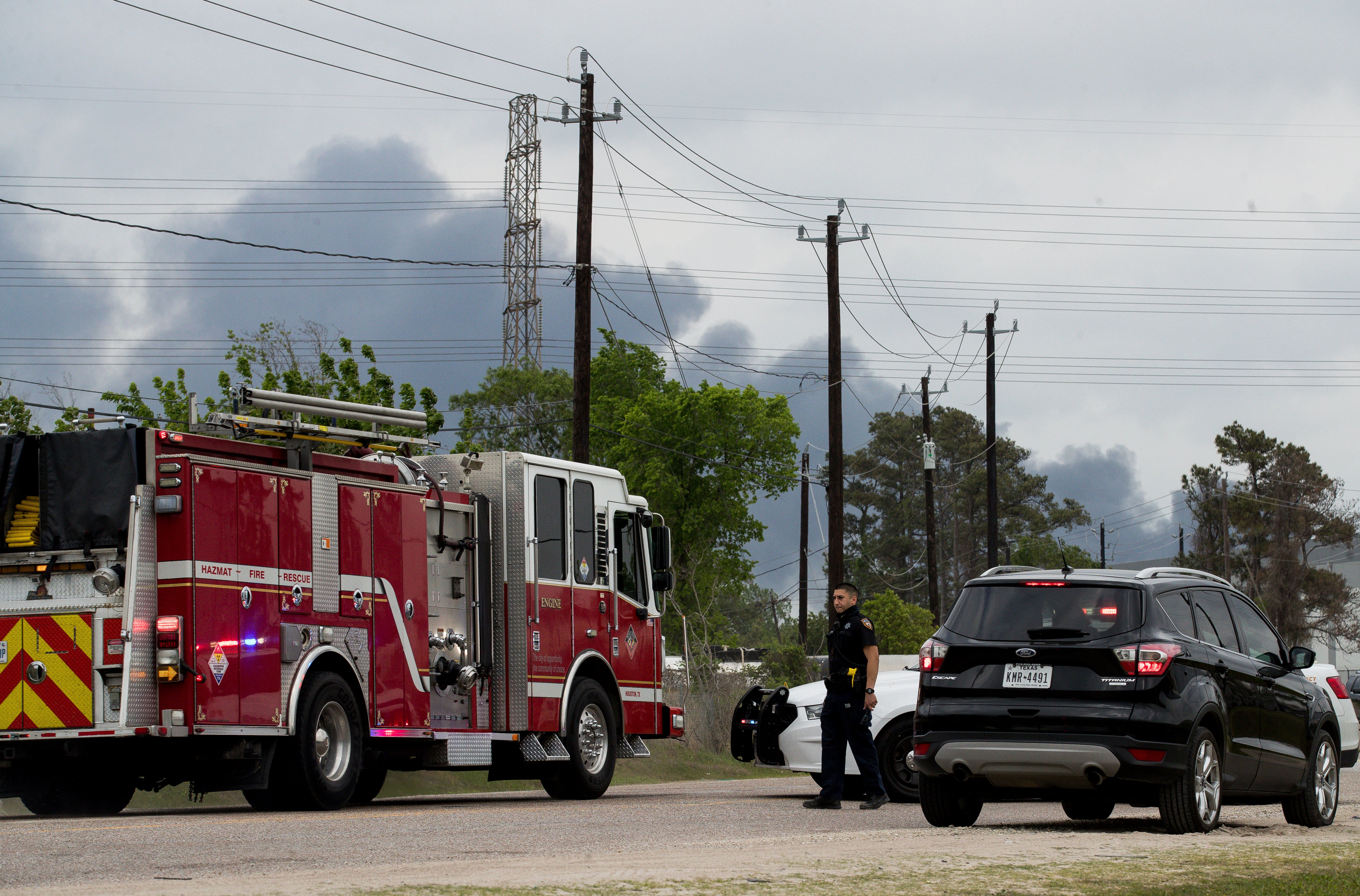 Chemical Warehouse Fire