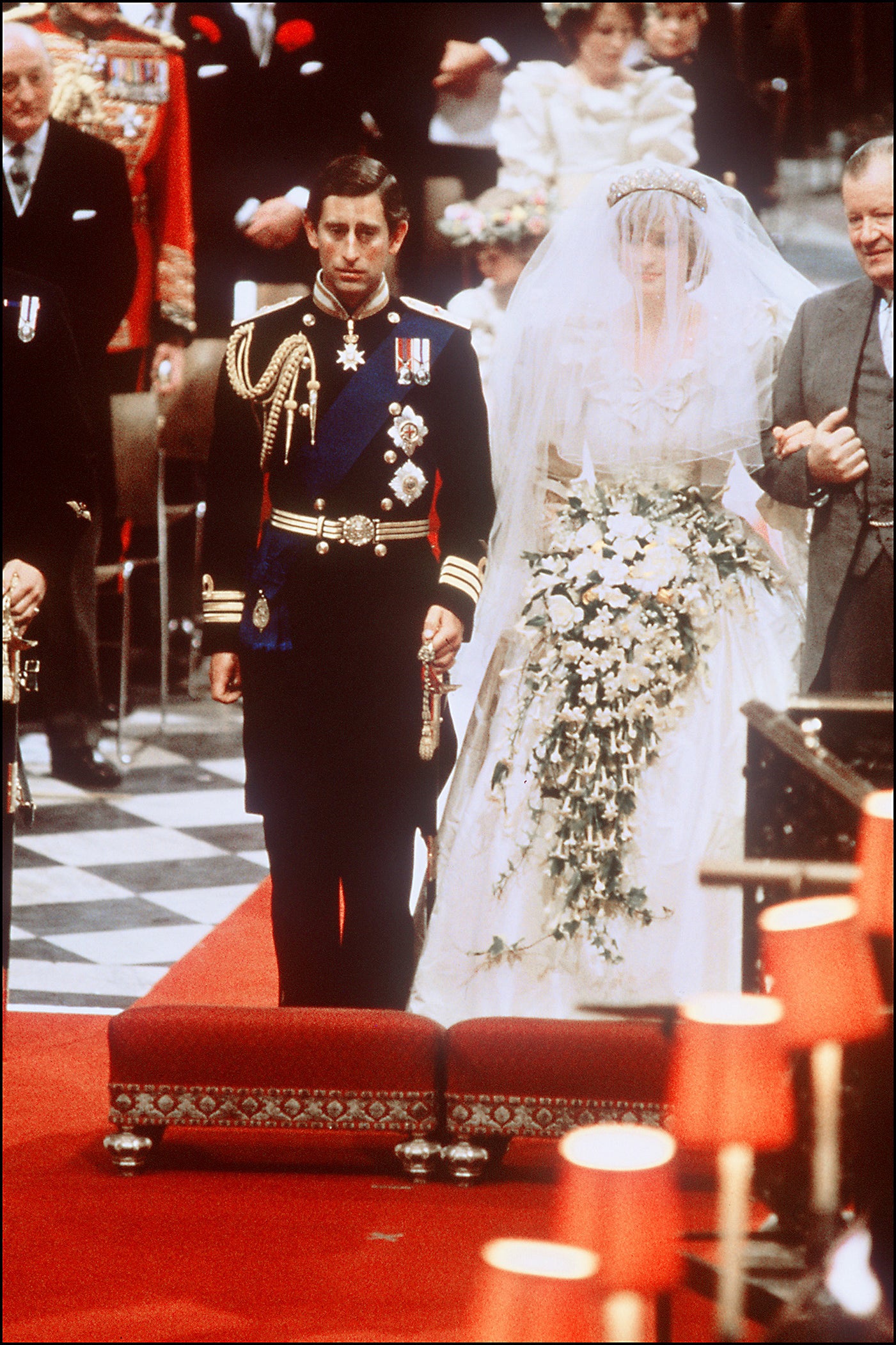 Charles married Diana at St Paul’s Cathedral in London on 29 July 1981