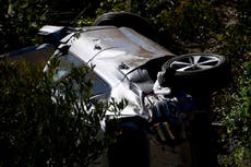 Tiger Woods had empty pill bottle with him and was ‘combative’ after horrific car crash