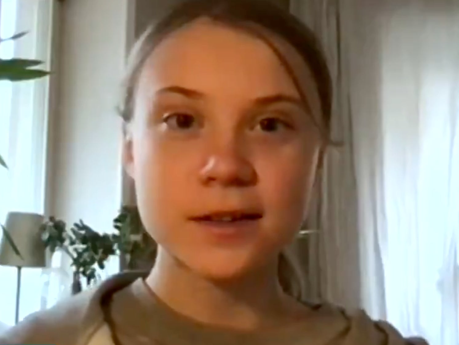 Climate activist Greta Thunberg