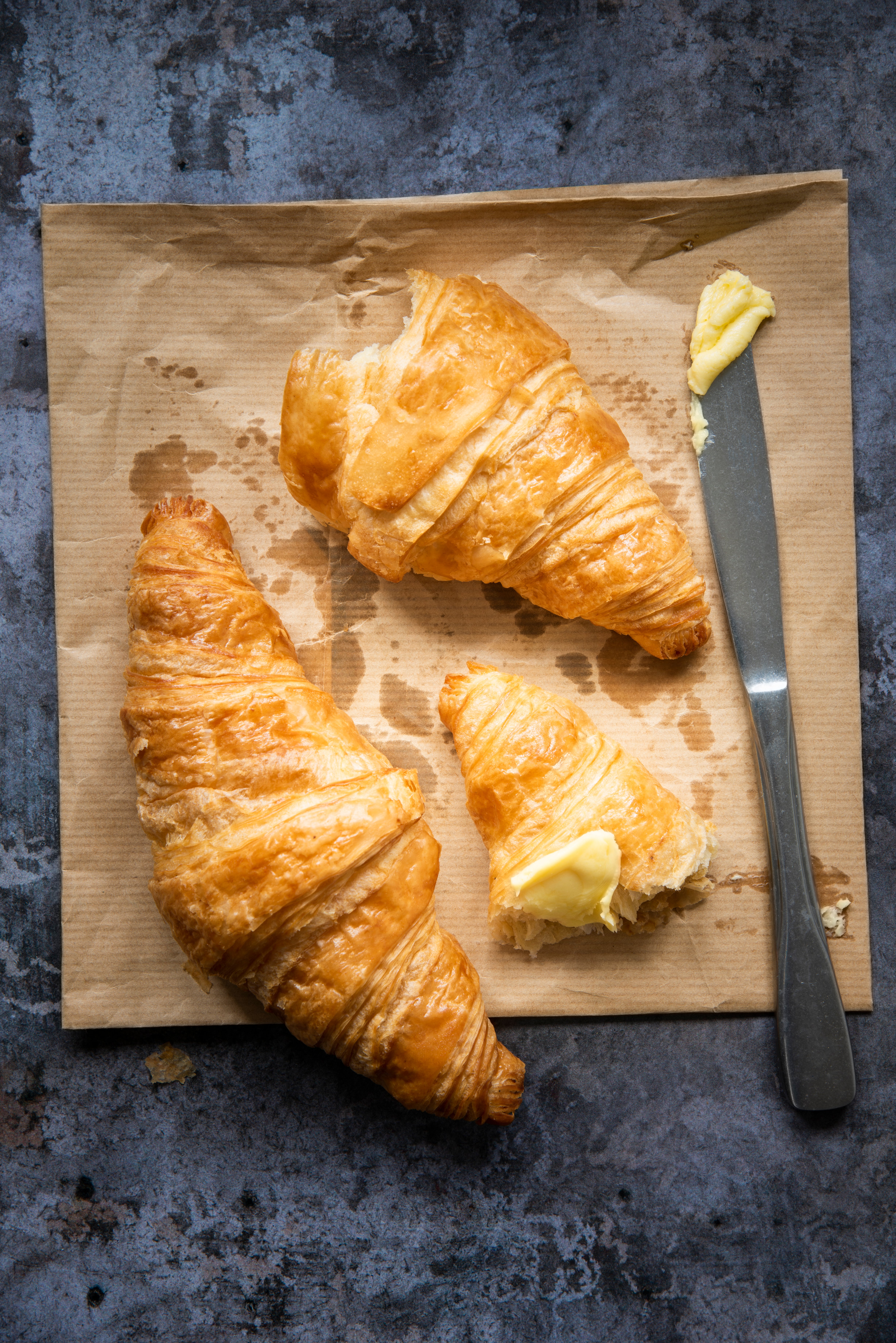 Some aspects of the process of croissant making become easier with experience