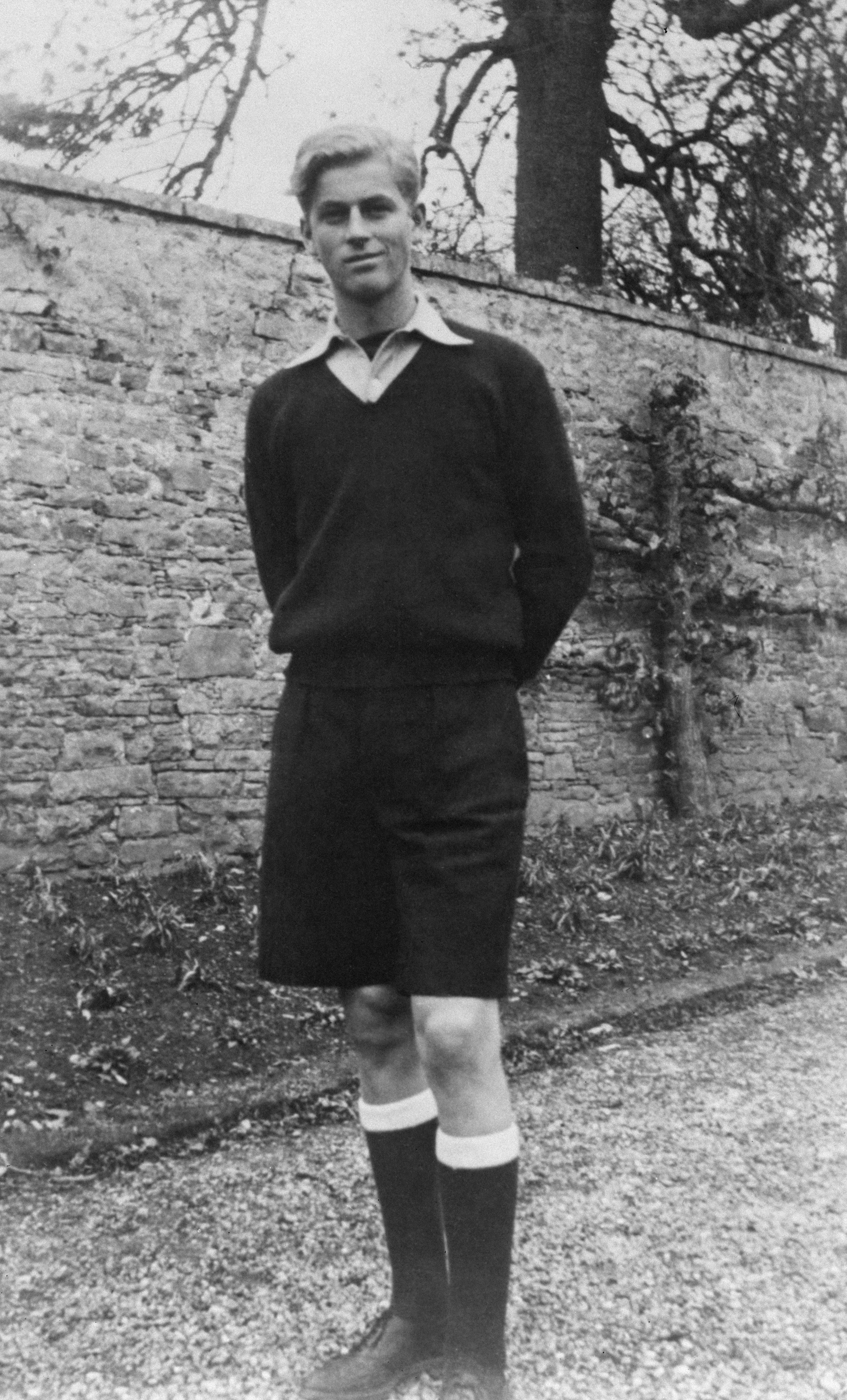 Philip aged 18 at Gordonstoun public school in 1939