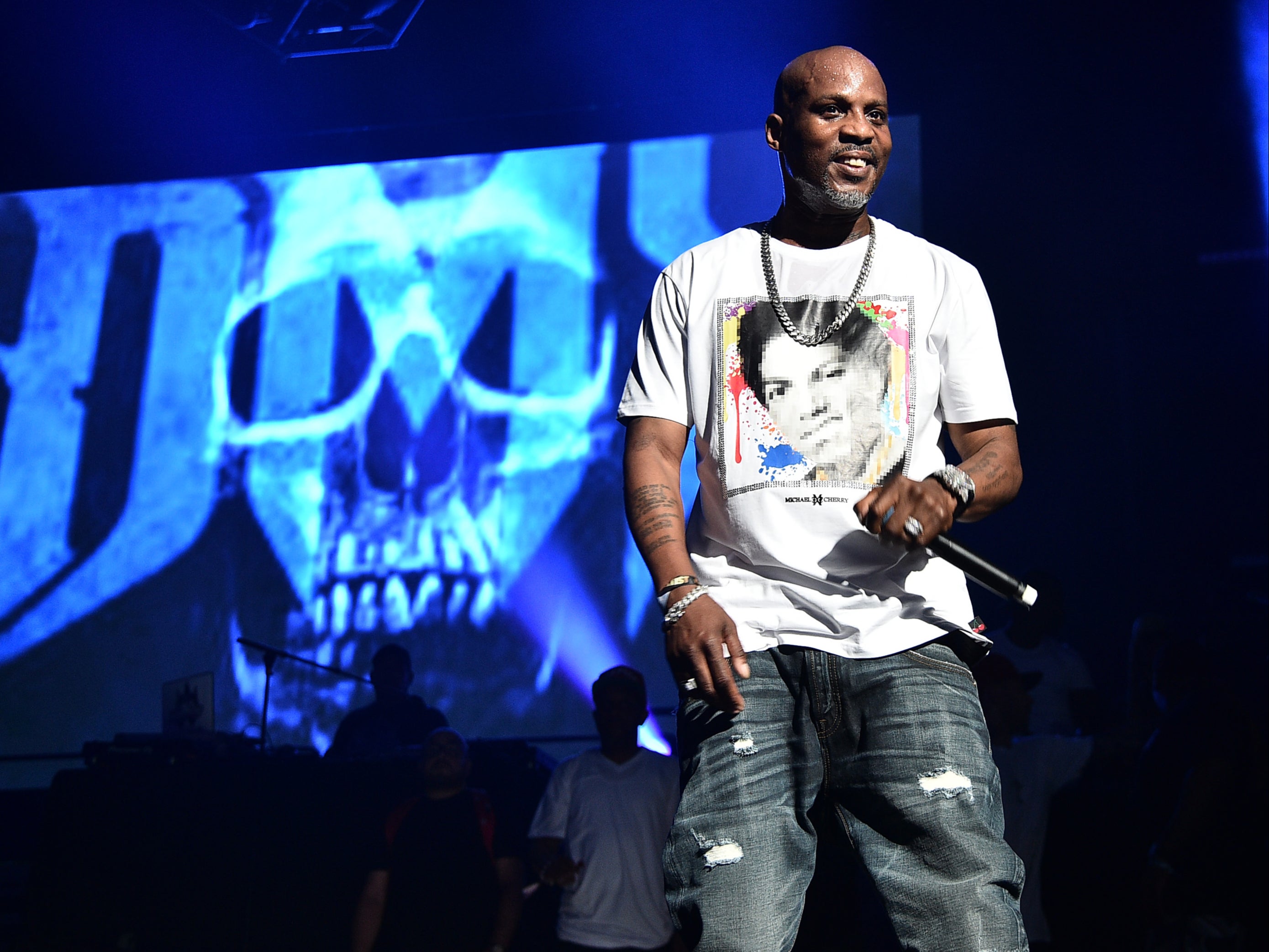 DMX performs on 28 June 2019 in New York City