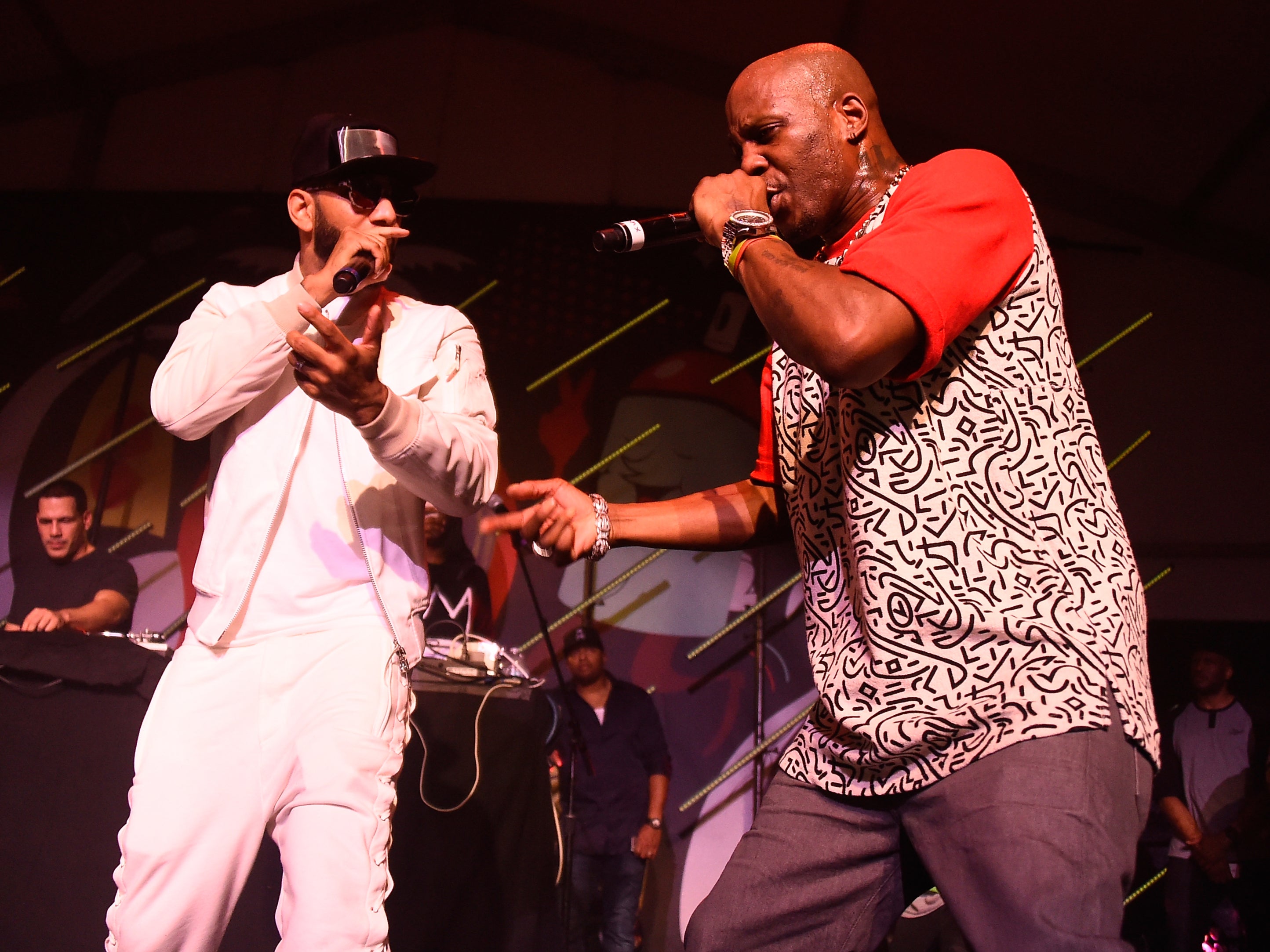 Swizz Beatz and DMX perform live in 2015