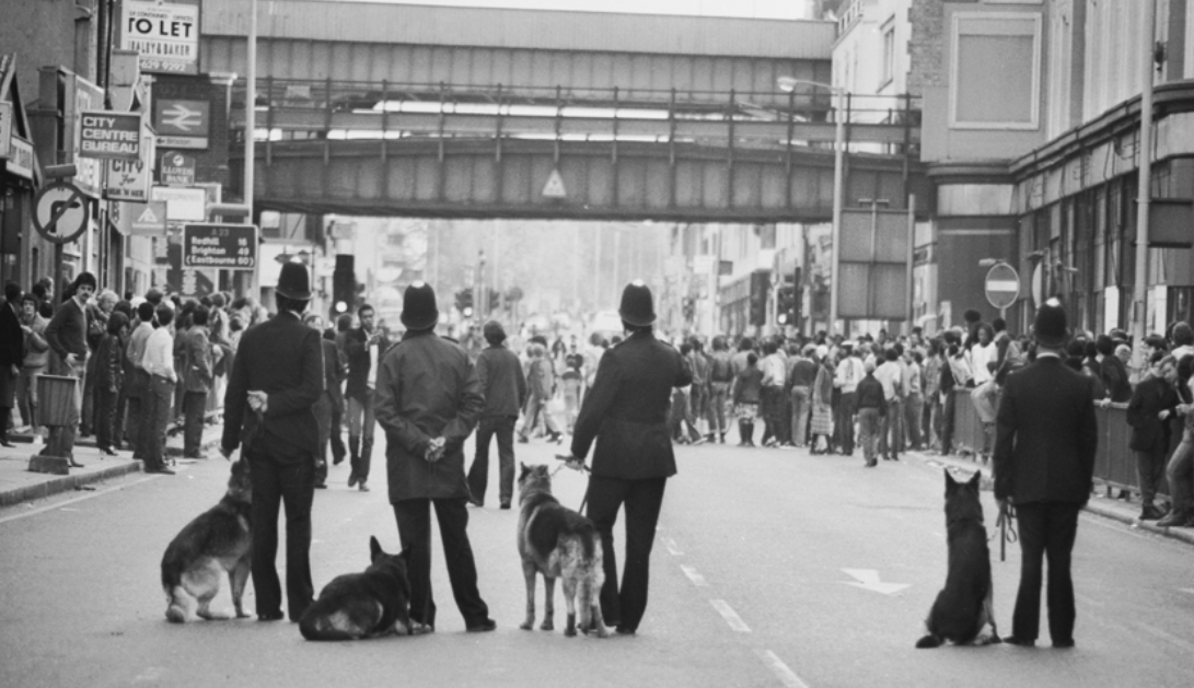 Unrest unfolding in Brixton, south London