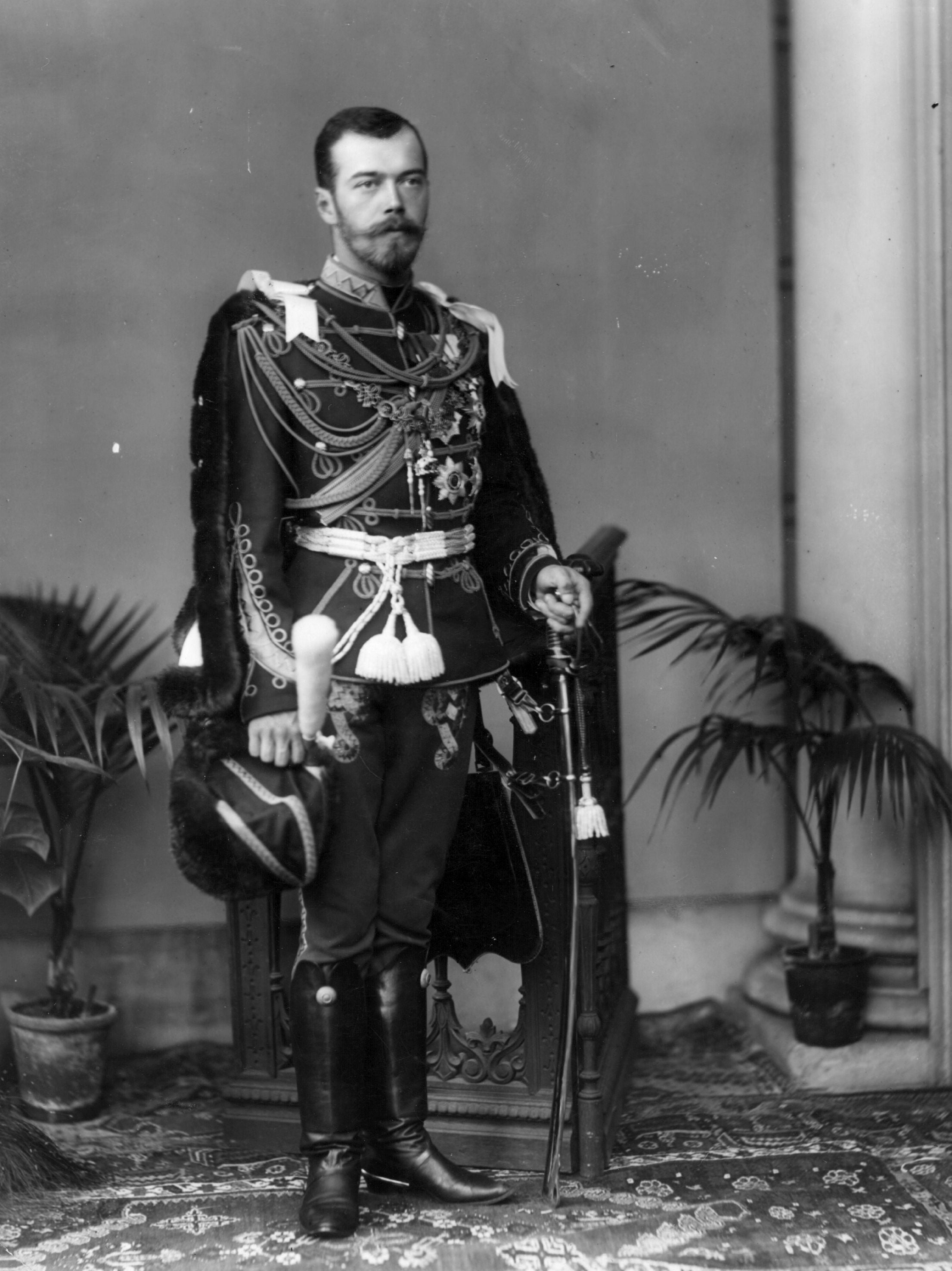 Tsar Nicholas II of Russia (1868 - 1918) who was shot with his entire family by the Red Guards at Yekaterinburg