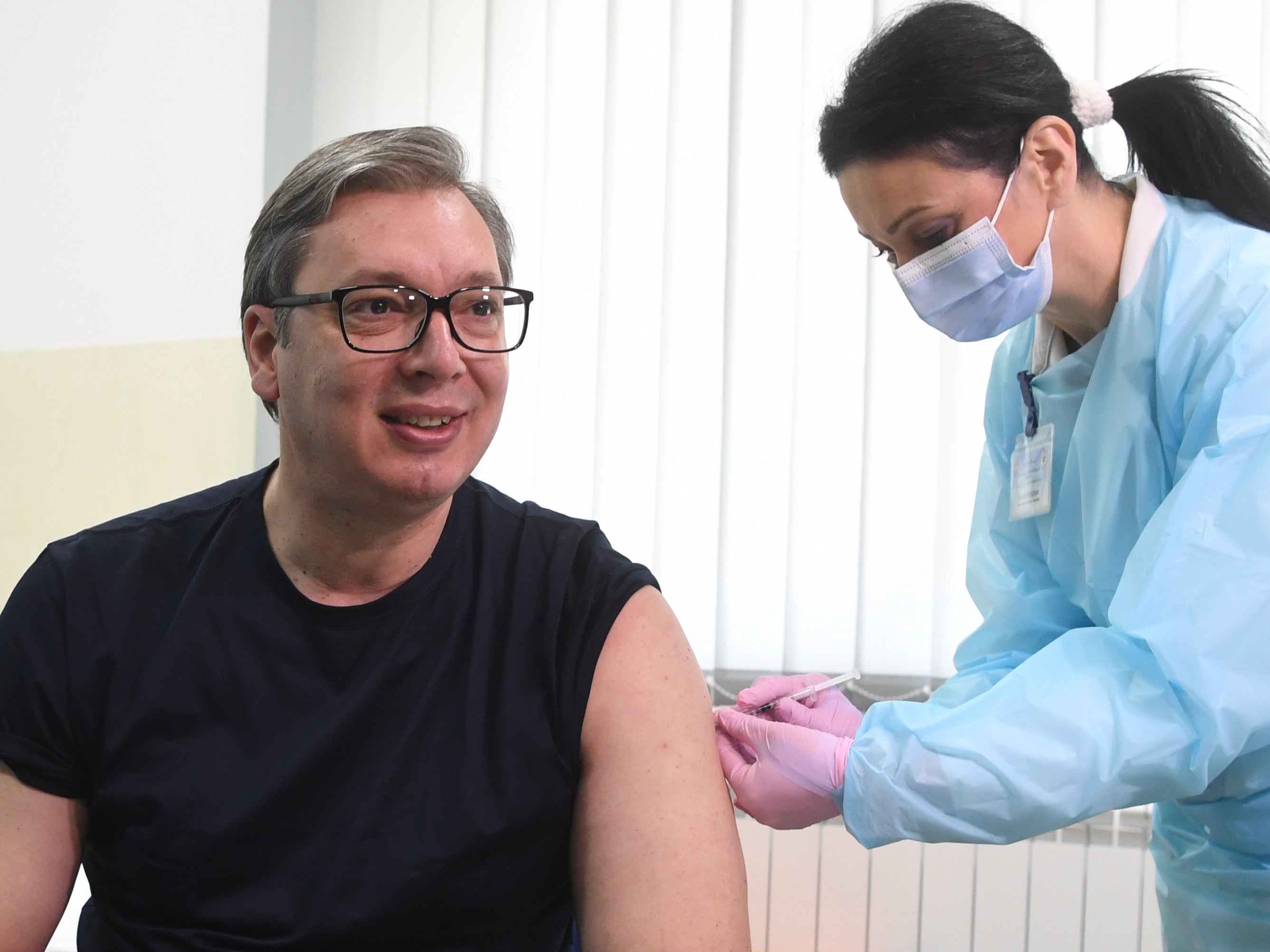 Serbian president Aleksandar Vucic got his Chinese vaccine last week