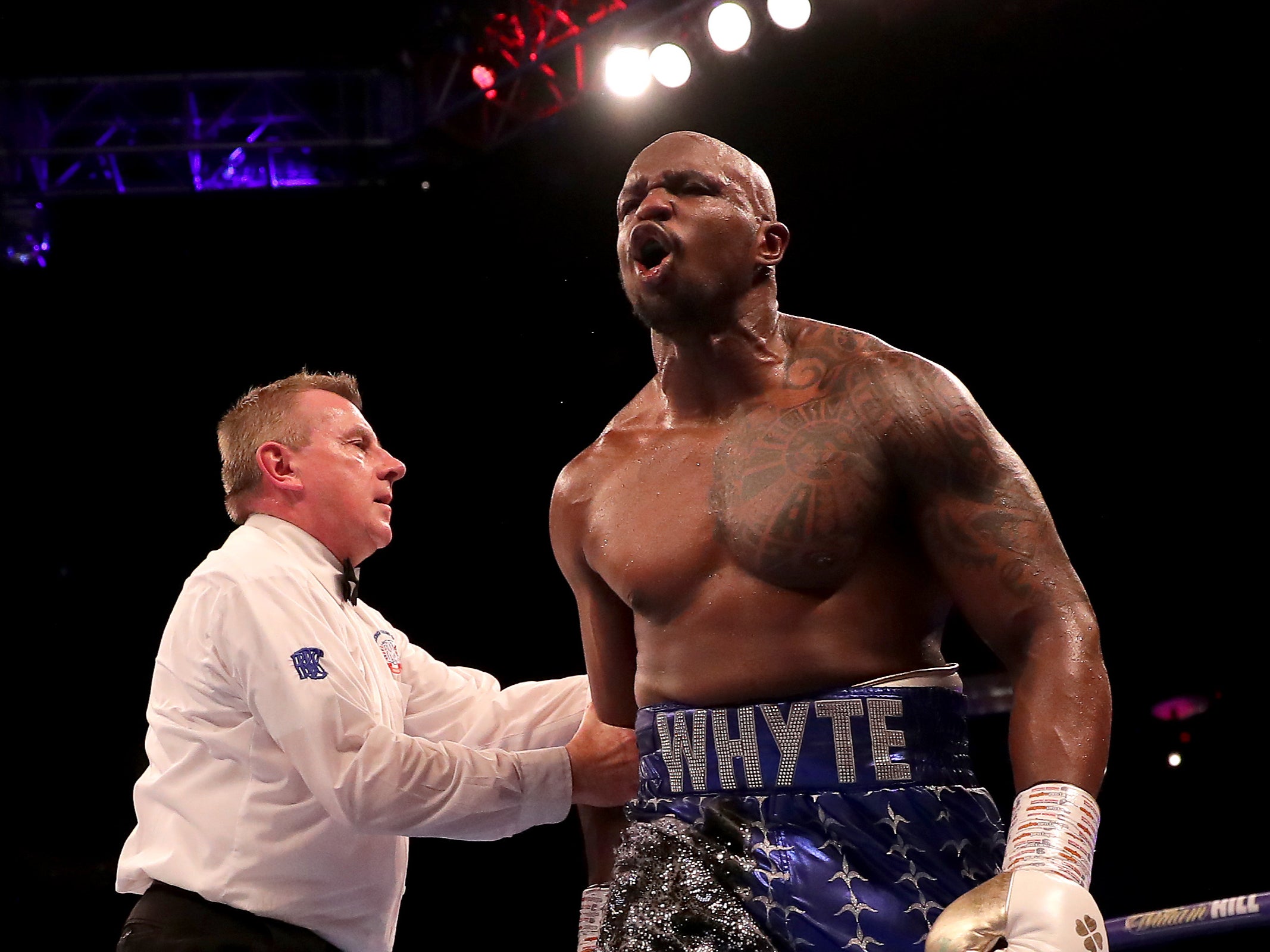 British heavyweight Dillian Whyte