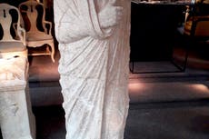 Off-duty Italy art cops find looted statue in Belgian shop