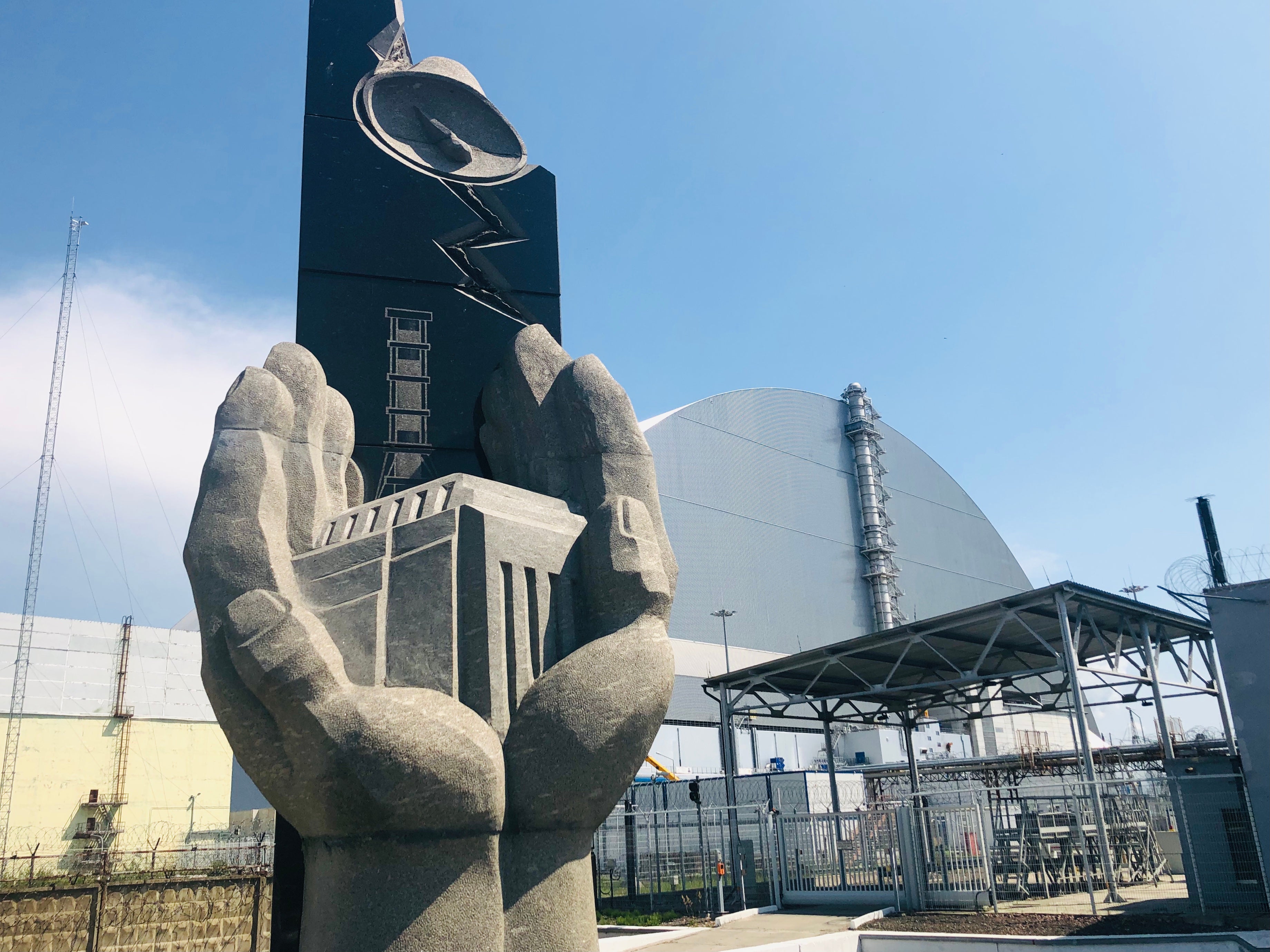 Danger zone? The ‘new safe confinement’ over the reactor at Chernobyl